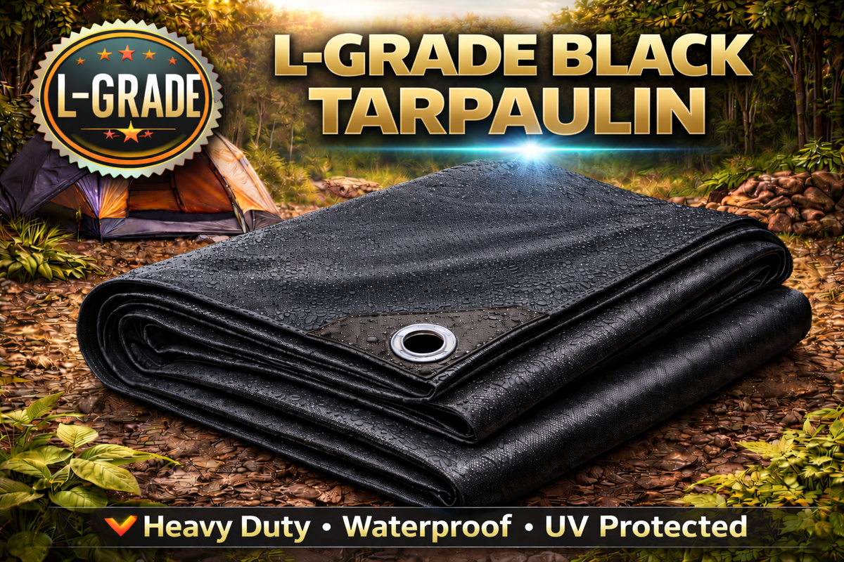 L-Grade Black Tarpaulins