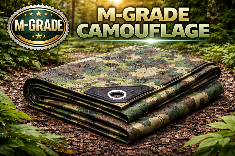 M-Grade Camouflage Tarpaulins