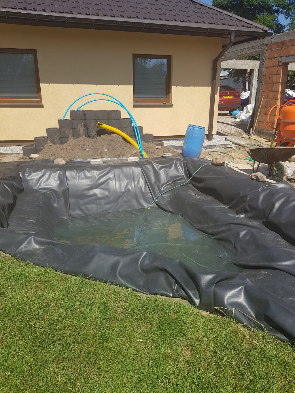 EPDM Rubber Pond Liner XXL-Grade Black 10m x 10m Large Heaviest Duty Strong Durable Leak Proof Koi Fish Water Feature Pool Lining_3