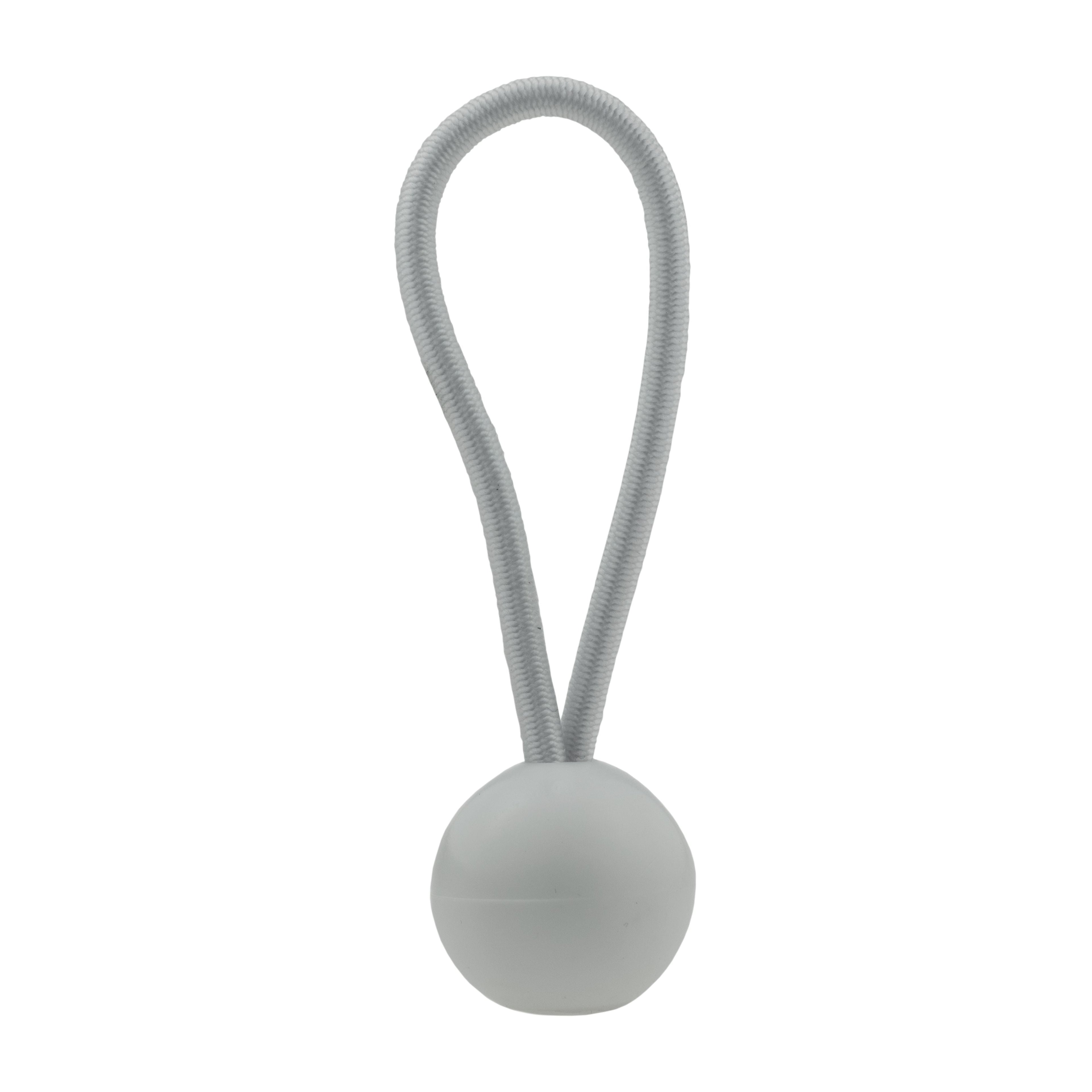 White Bungee Balls 4" Tarp Tarpaulin Tie Down Toggles Cord Tent Elastic Loops Fasteners Shock Cord Ball Tie-Downs_11
