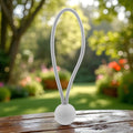 White Bungee Balls 4"