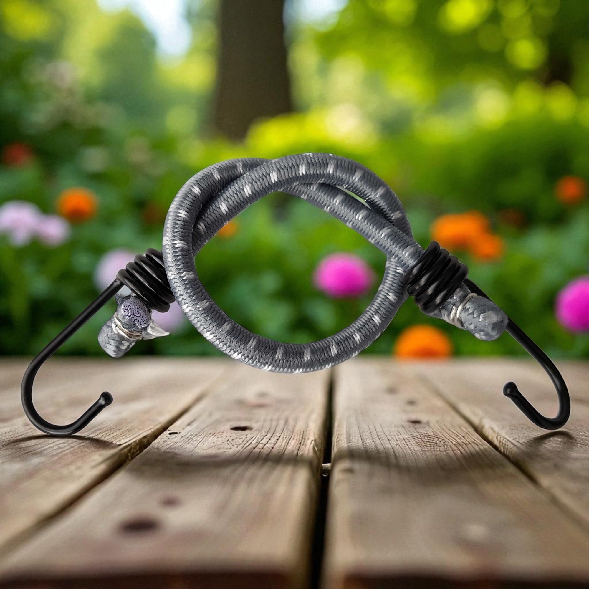 Bungee Cord with Metal Hooks 40cm