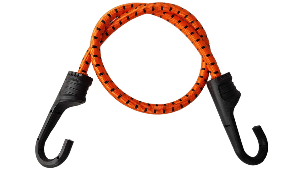Bungee Cord 60cm with PVC-Coated Metal Hooks Shock Cord Elasticated Stretch Elastic String Rope Gripper Hold-Down Securing_2