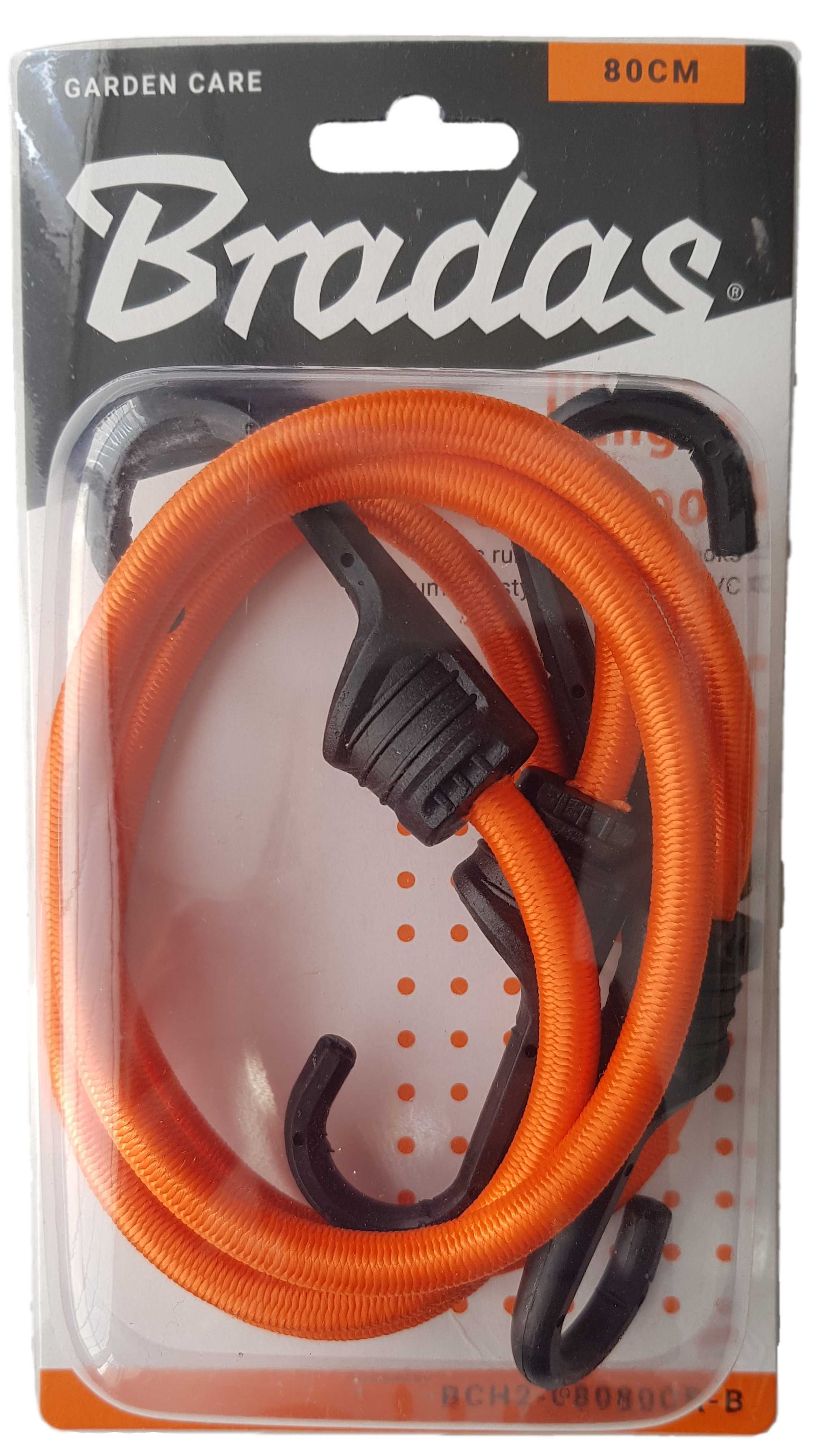 Bungee Cord 80cm with PVC-Coated Metal Hooks Shock Cord Elasticated Stretch Elastic String Rope Gripper Hold-Down Securing_1