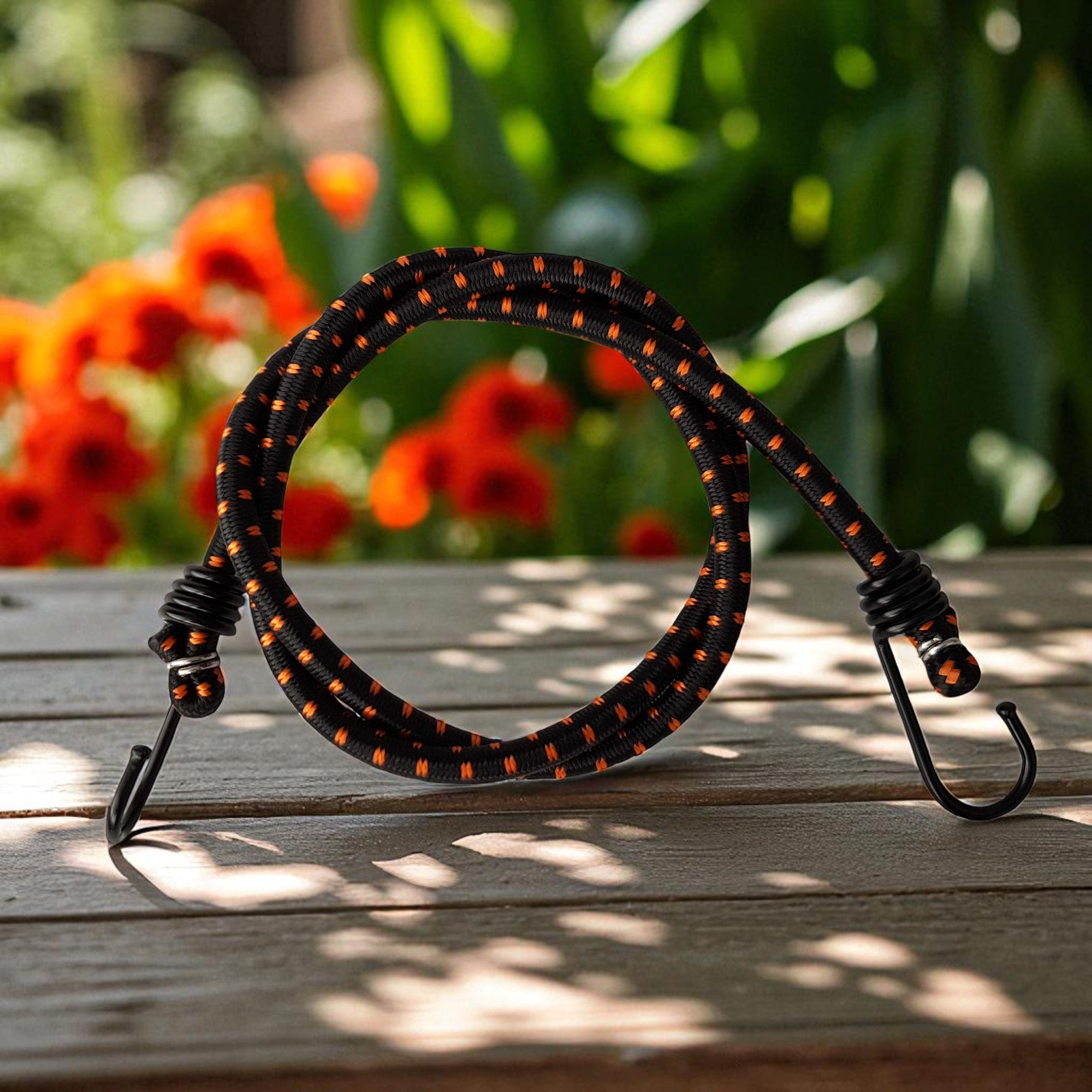 Bungee Cord with Metal Hooks 100cm