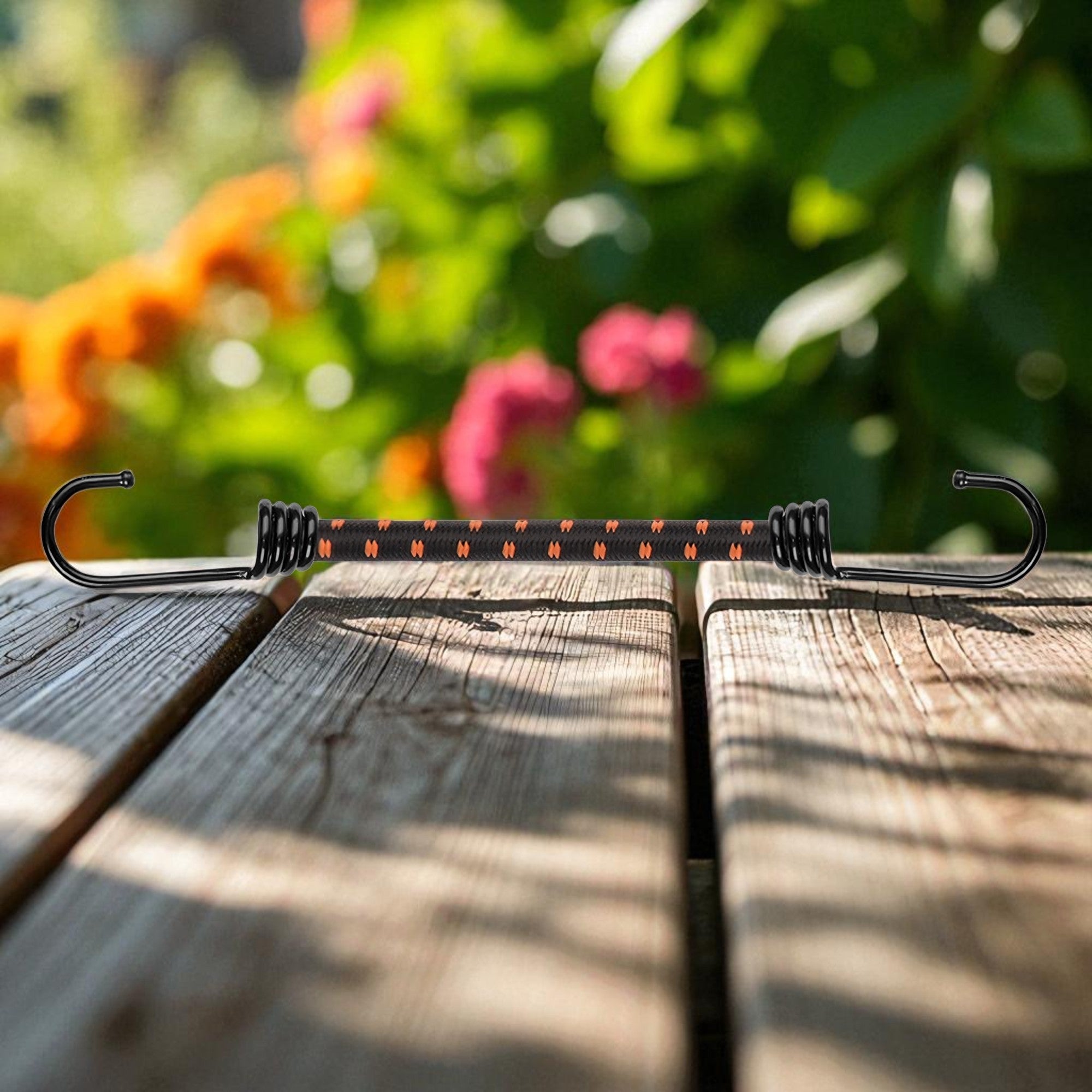 Bungee Cord with Metal Hooks 100cm