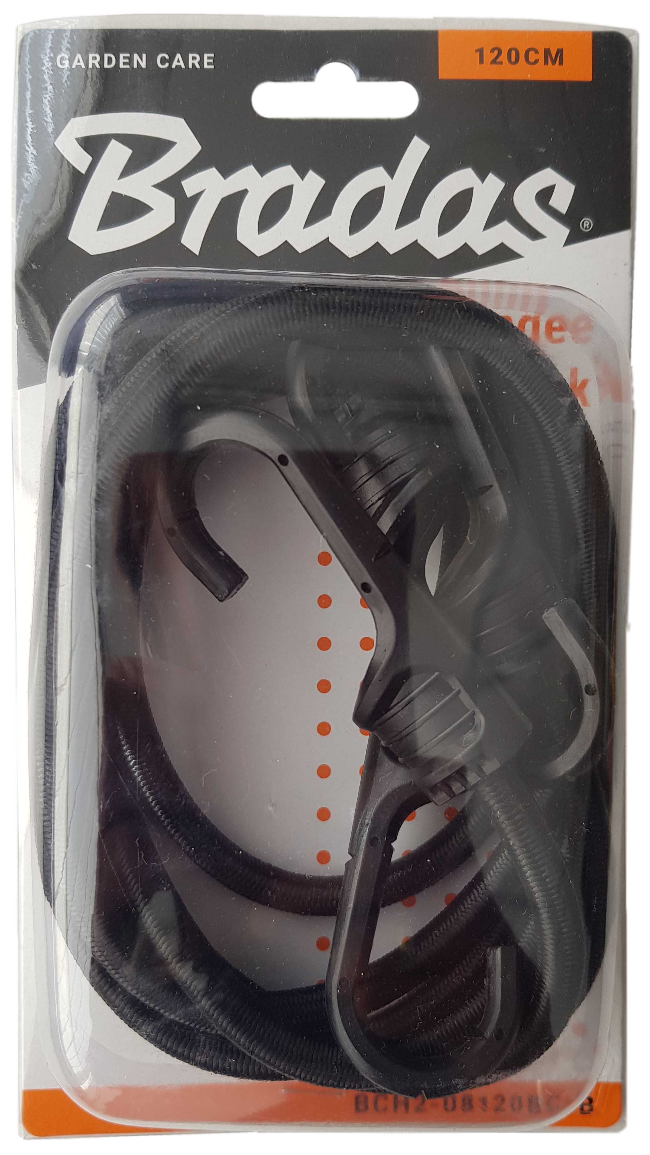 Bungee Cord 120cm with PVC-Coated Metal Hooks Shock Cord Elasticated Stretch Elastic String Rope Gripper Hold-Down Securing_1