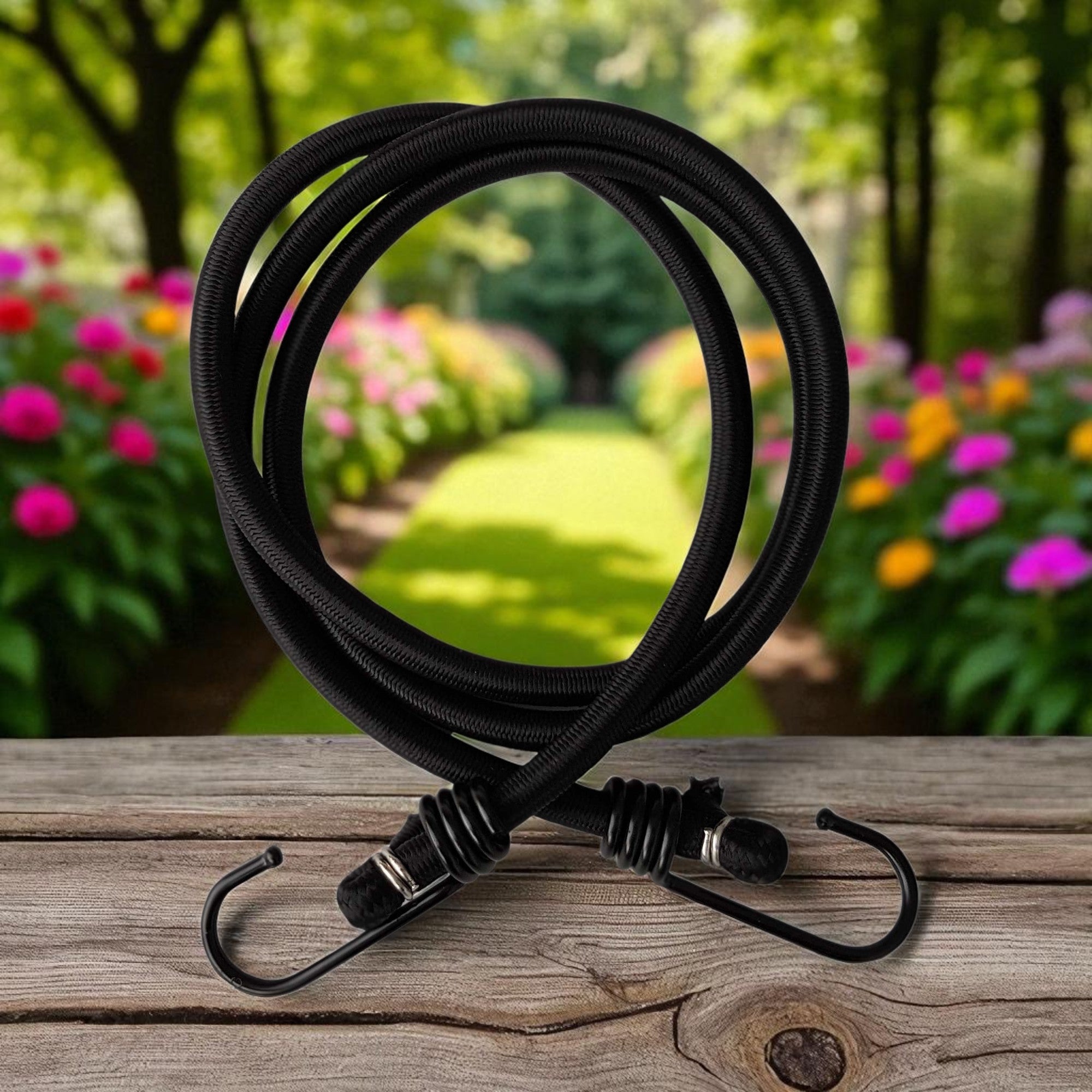 Bungee Cord with Metal Hooks 120cm