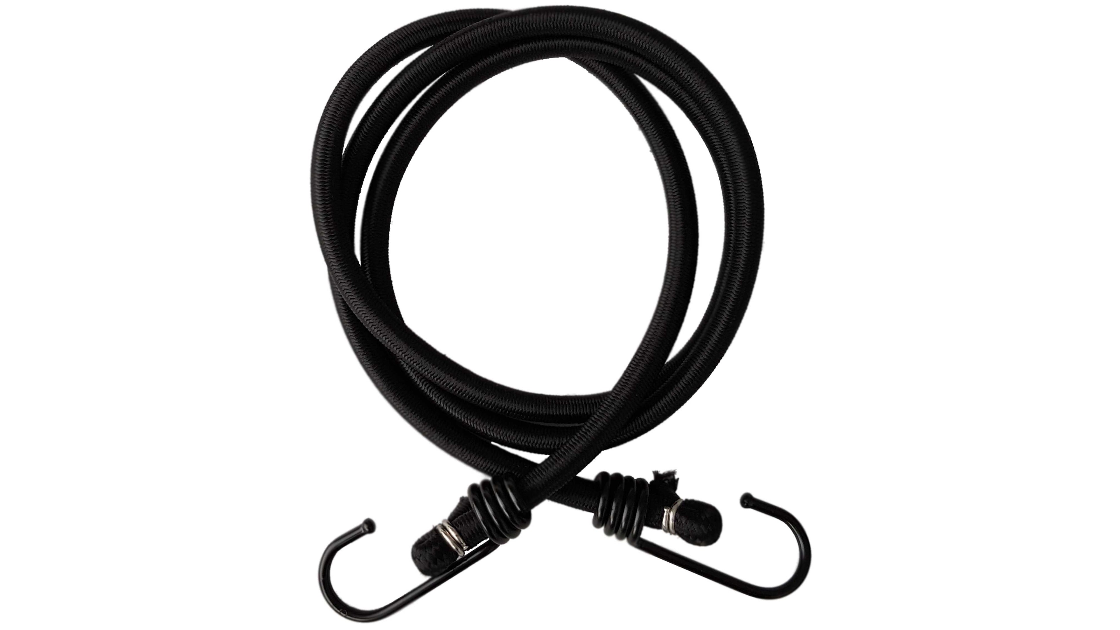 Bungee Cord with Metal Hooks 120cm Stretch Elasticated Elastic Rope Tie-Down Outdoor Tarp Cargo Strap_3