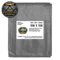 Grey L-Grade Reinforced Strong Durable Tarp Tarpaulin Cover Waterproof Cover Tie Down Sheeting  10m x 15m (1)