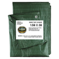 M-Grade Green Tarpaulin 1.5m x 2m
