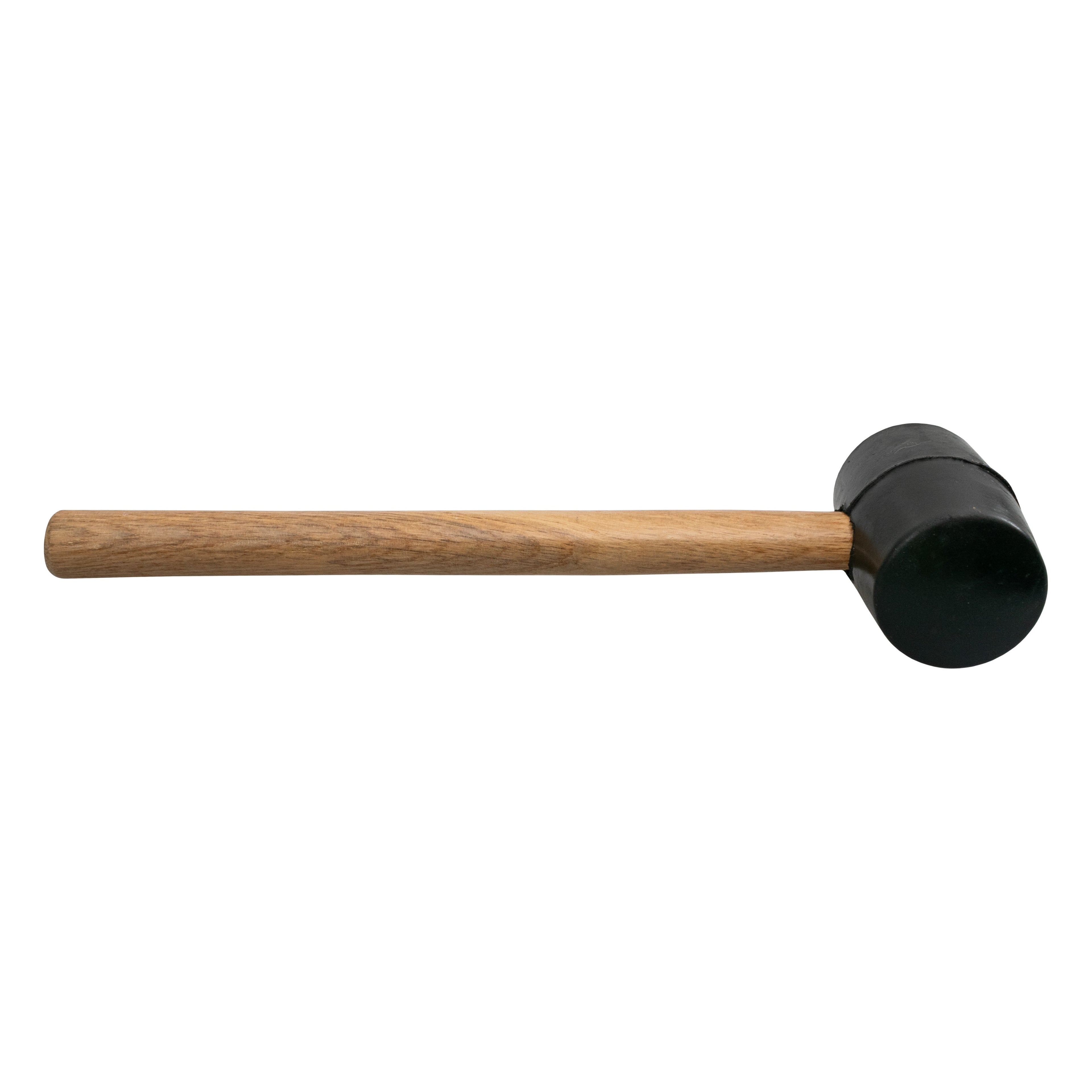 Rubber Mallet with Wooden Handle Garden Tool Flat Mallet_3