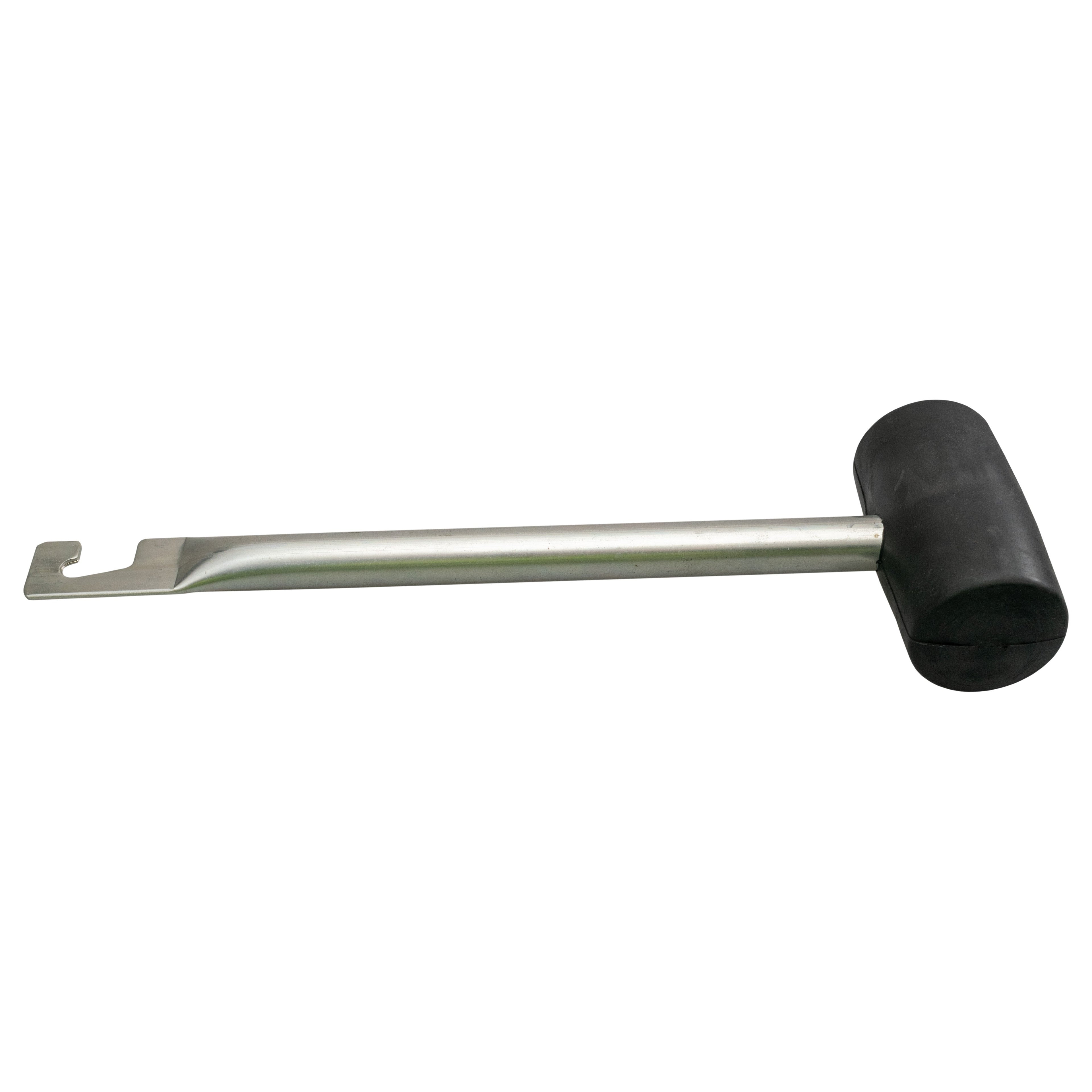 Rubber Mallet with Metal Handle and Hook Garden Tool_5