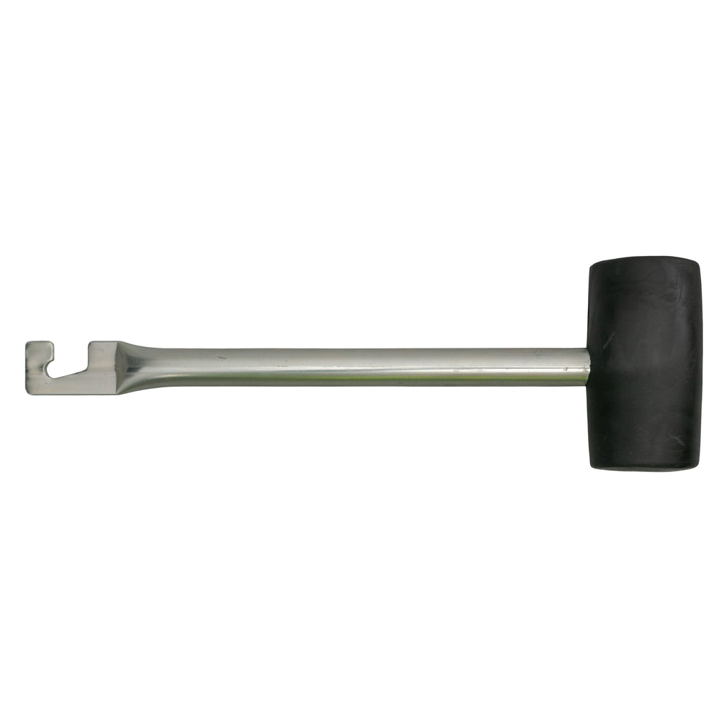 Rubber Mallet with Metal Handle and Hook Garden Tool_4