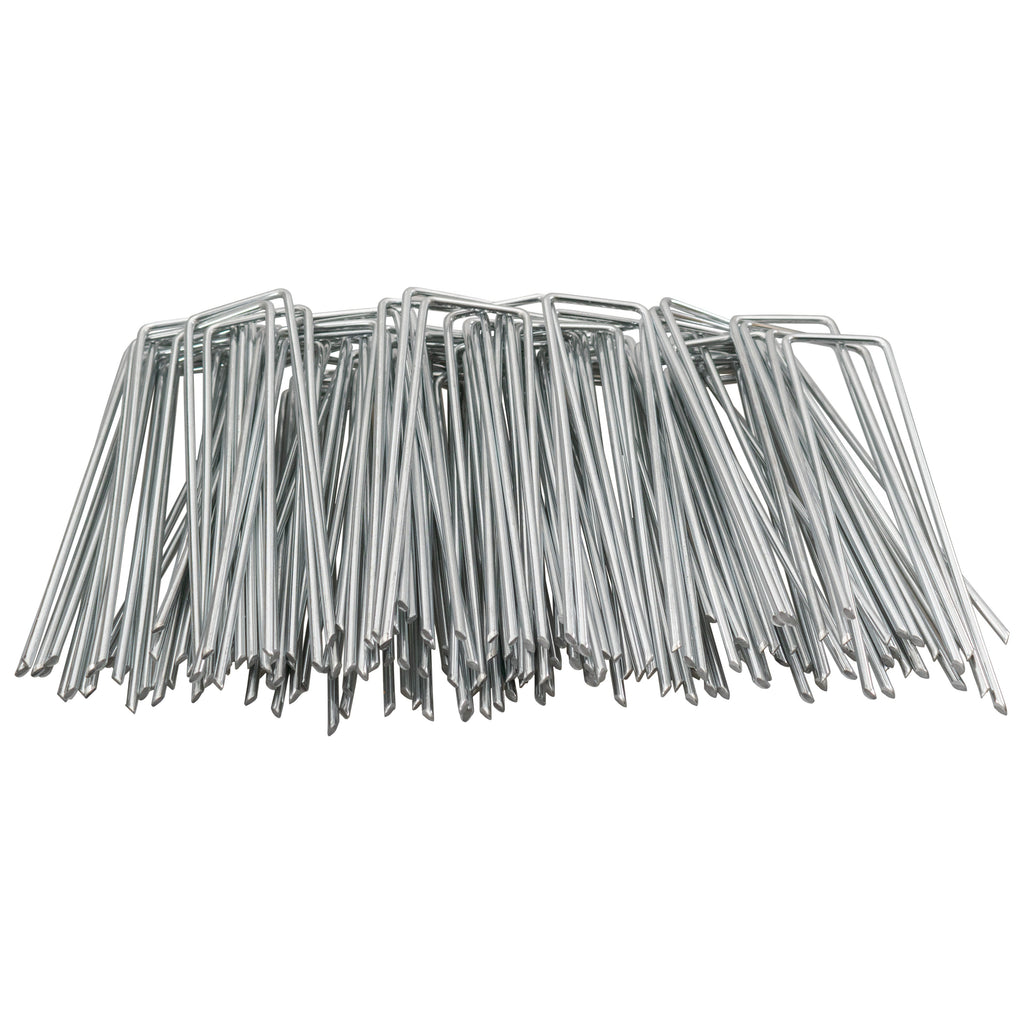 Metal Pegs with Buffer Washer Set Blue and Rubber Mallet Hold Down Pegs Securing Pin Staples_30