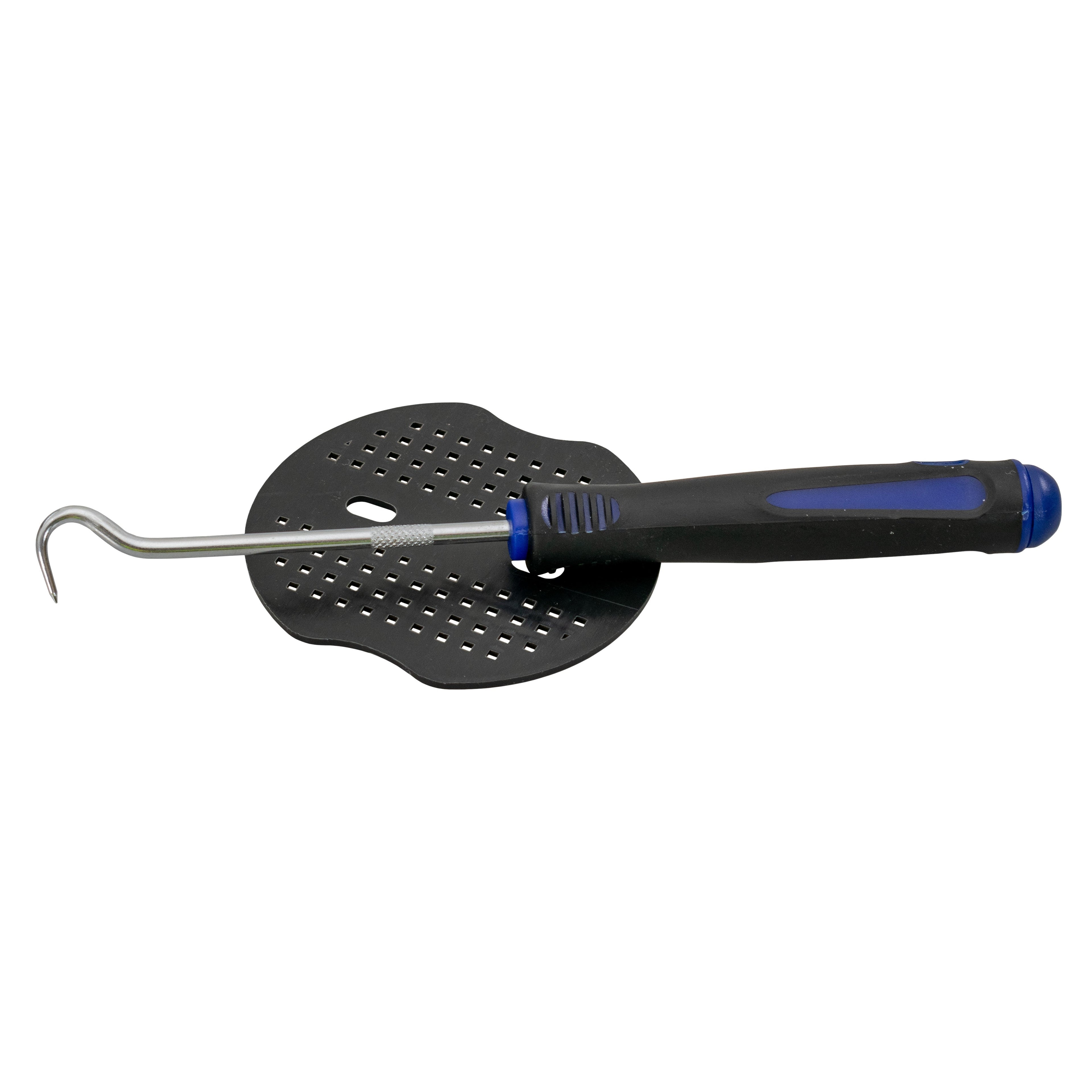 Metal Pegs (6"/150mm) with Buffer Washer and Blue Removal Tool Set Hold Down Pegs Securing Pin Staples_12