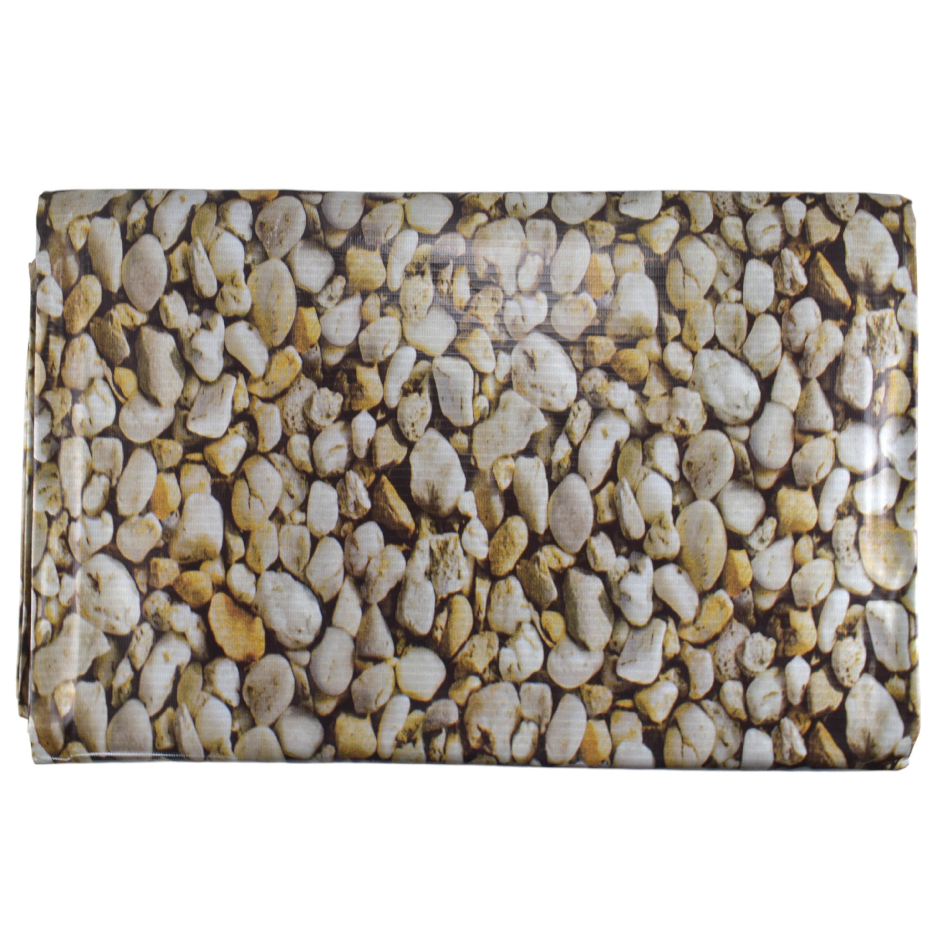 PVC Pebble Stone Rock Print Pond Liner Lining Material Fabric Leak Proof Fish Nature Pool Water Feature Realistic Flooring Outdoor Garden_4