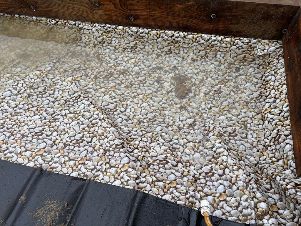 PVC Pebble Stone Rock Print Pond Liner Lining Material Fabric Leak Proof Fish Nature Pool Water Feature Realistic Flooring Outdoor Garden_10