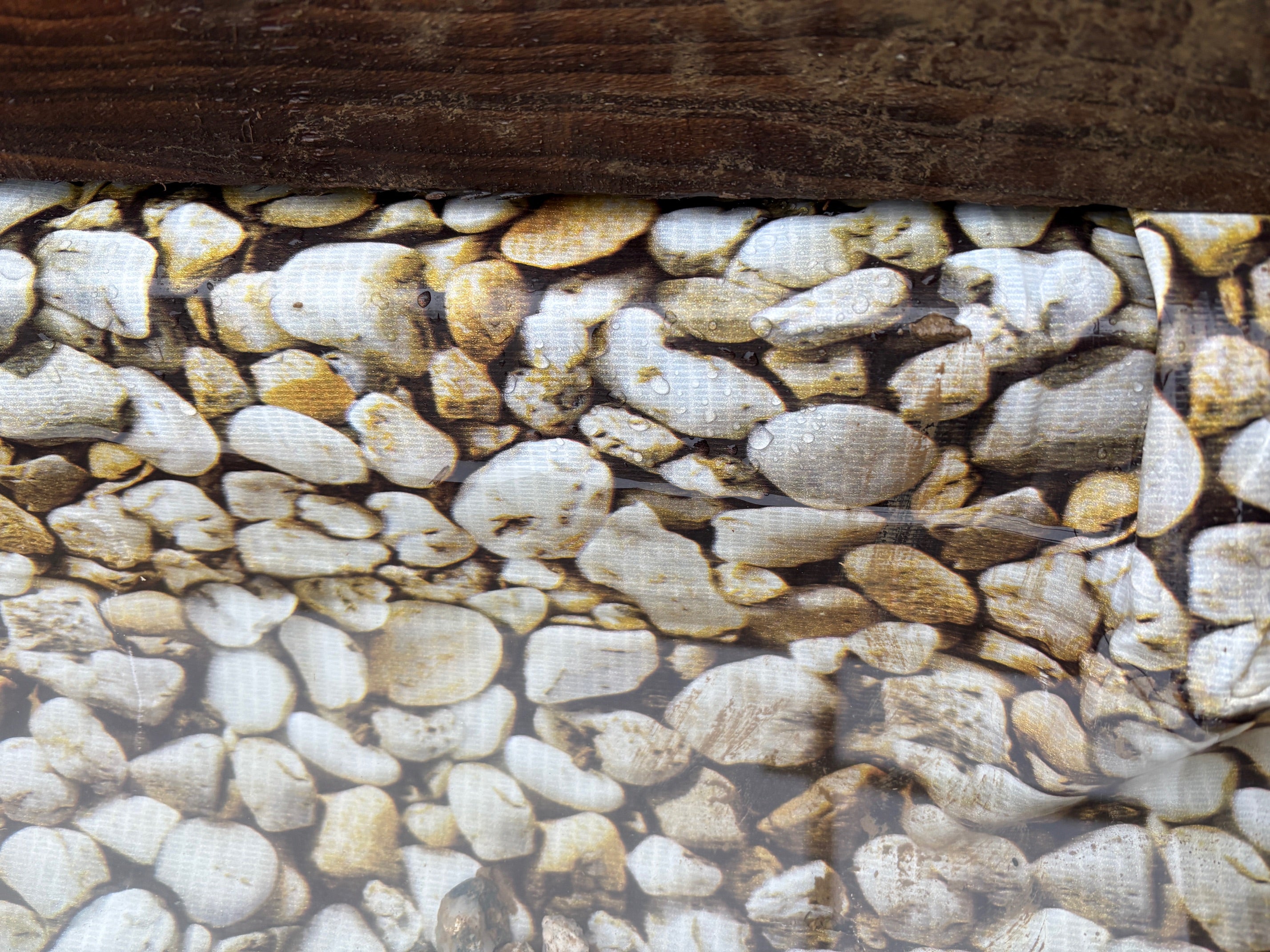 PVC Pebble Stone Rock Print Pond Liner Lining Material Fabric Leak Proof Fish Nature Pool Water Feature Realistic Flooring Outdoor Garden_6