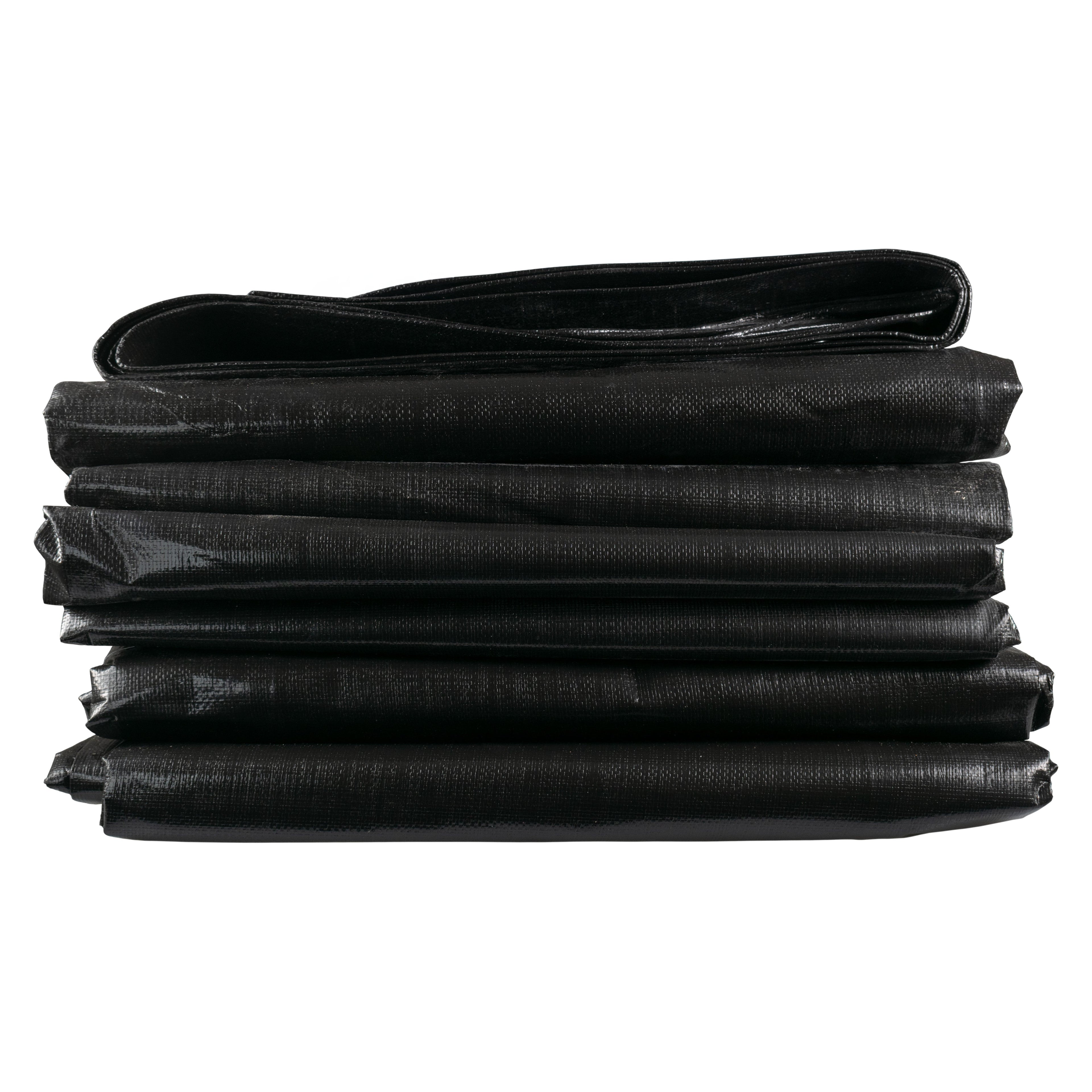 PE Pond Liner L-Grade Black 2.5m x 3m Fish Koi Garden Lining Fabric Outdoor Flexi Liner Sheeting Leak Proof_6