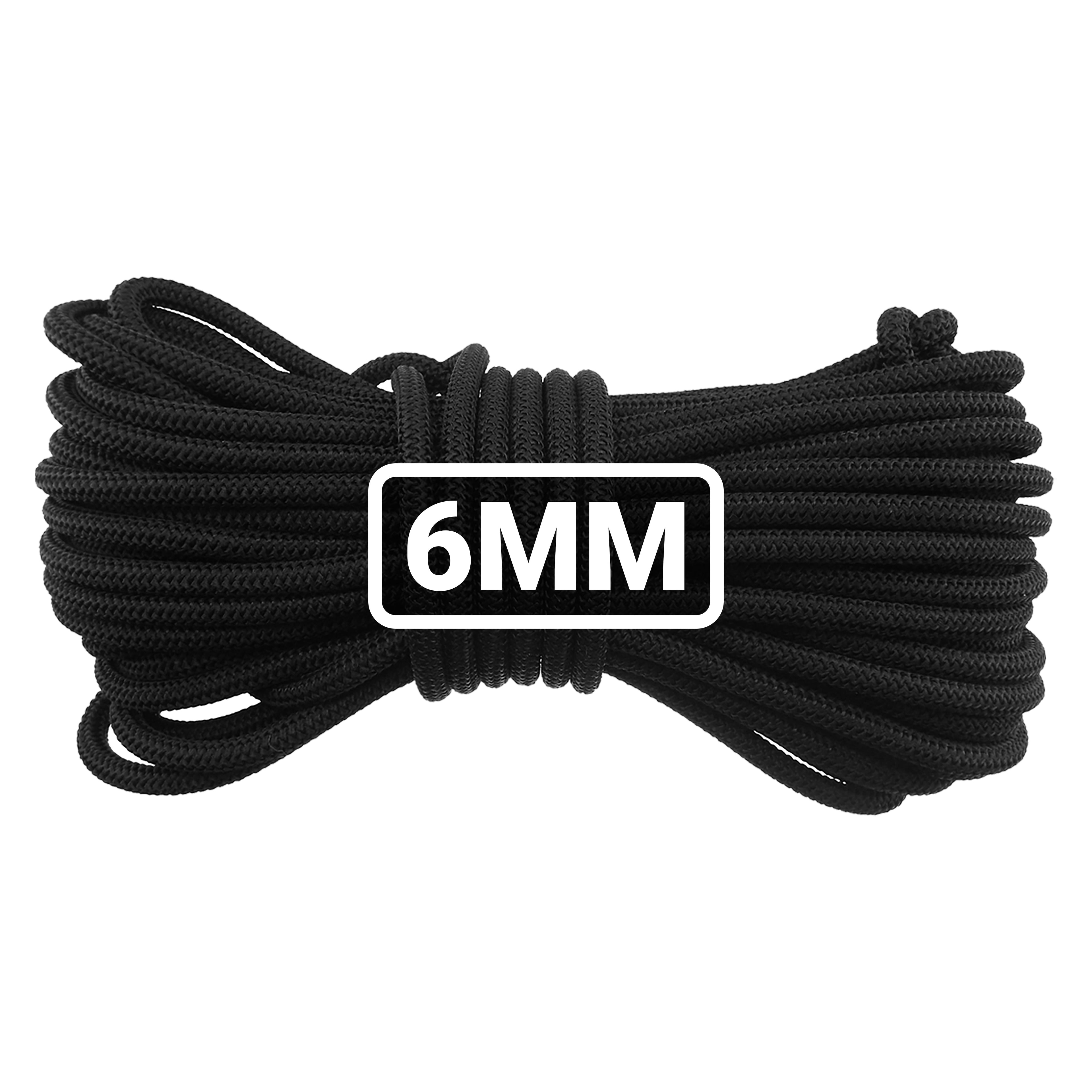 Black 6mm Bungee Rope