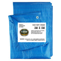 S Grade Tarpaulin Tarp Blue Standard Duty Waterproof UV Protected 3mx5m