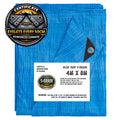 S-Grade Blue Tarpaulin 4m x 8m