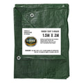 1.5m x 2m S-Grade Tarp Green Tarpaulin 50g Lightweight Waterproof Cover rain sheet