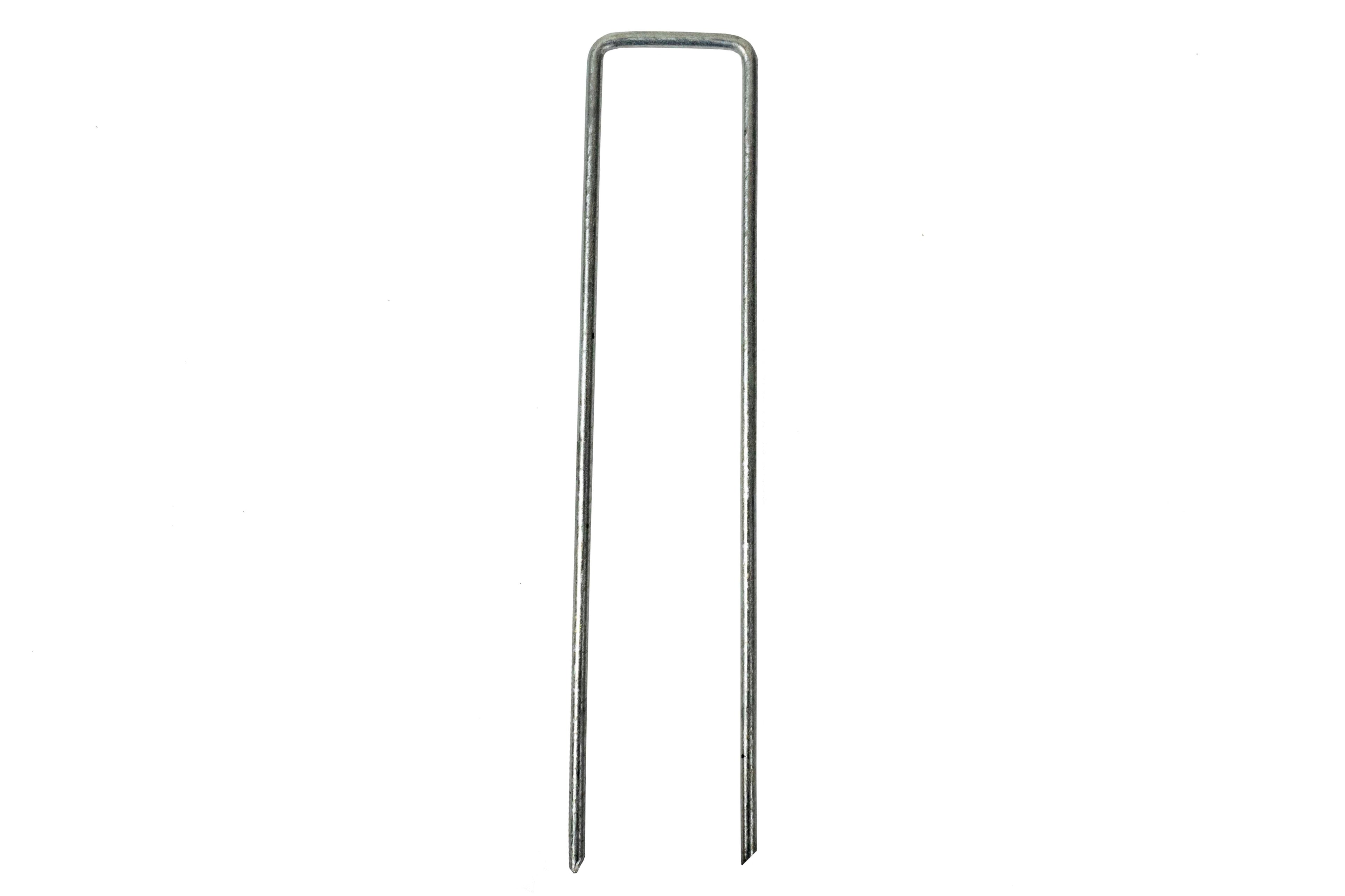 Metal Hold Down Pegs 30mmx 150mm (Pack of 100) U-Shape Hold Down Pegs Securing Pin Staples_5