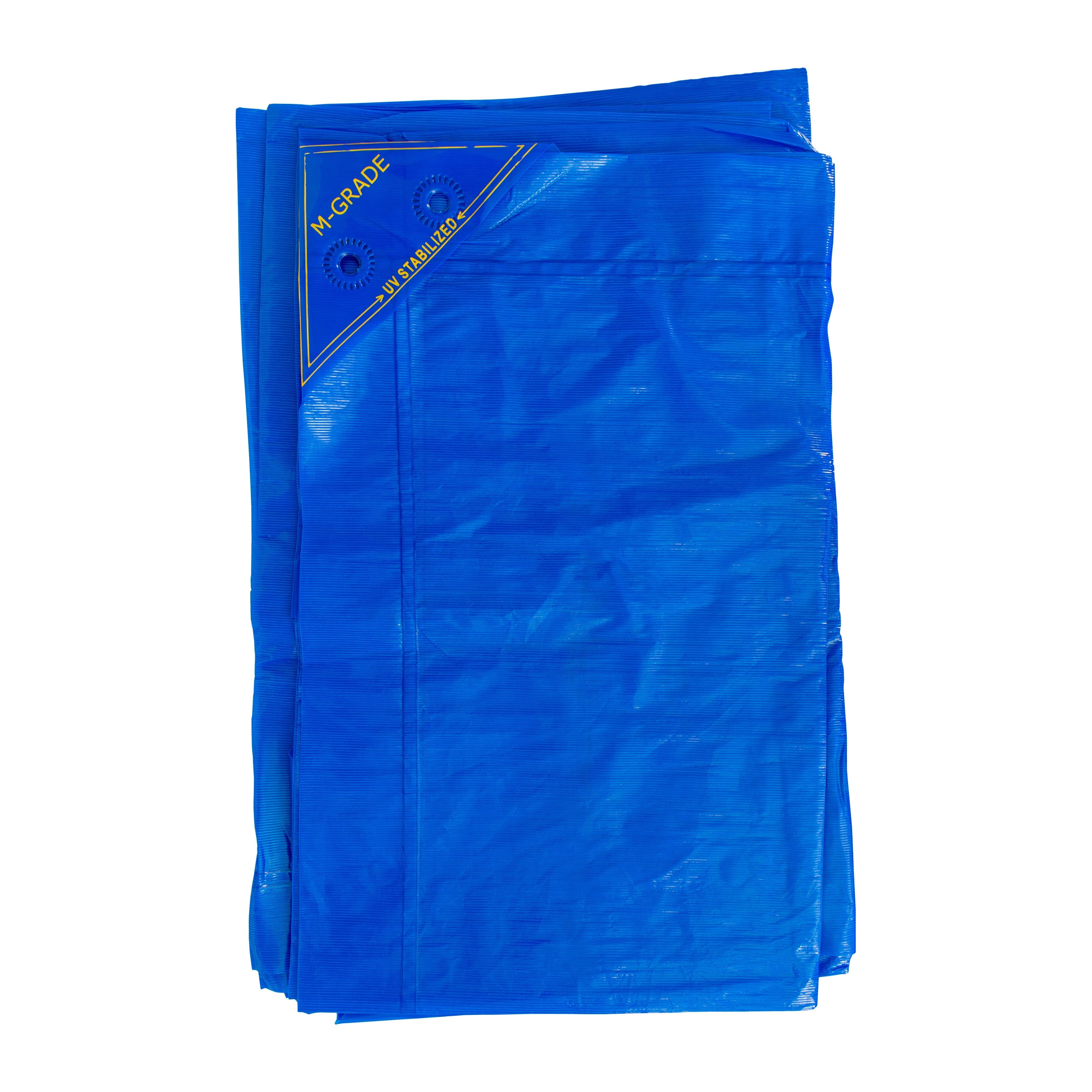 M-Grade Blue LLDPE Tarpaulin 2m x 3m Tarp Cover Sheet Protective sheet Waterproof Groundsheet Outdoor Eyelet Tarp_5