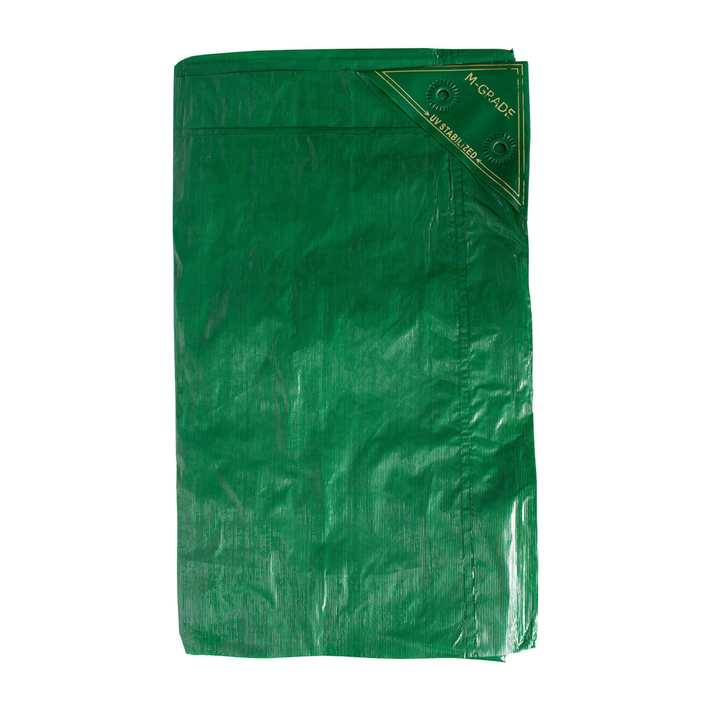 M-Grade Green LLDPE Tarpaulin 3m x 3m Waterproof Weatherproof Tarp Cover Tear-resistant Construction Site Tarp Outdoor Sheet_4