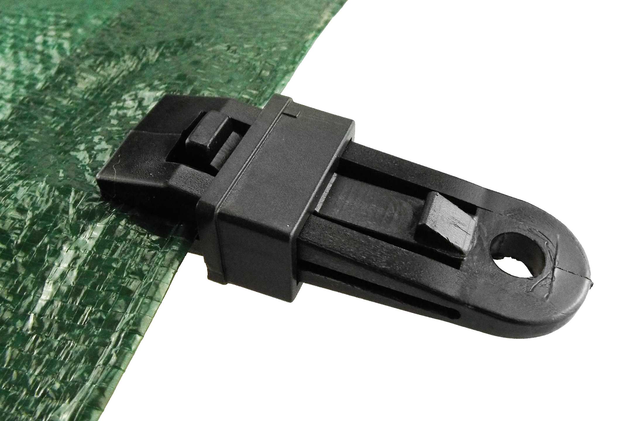 Tarpaulin Slide Fastening Clip Black Clamp Fastener Hold-Down Securing Tarp Grips Holders Locking Grip Clips Reusable_7