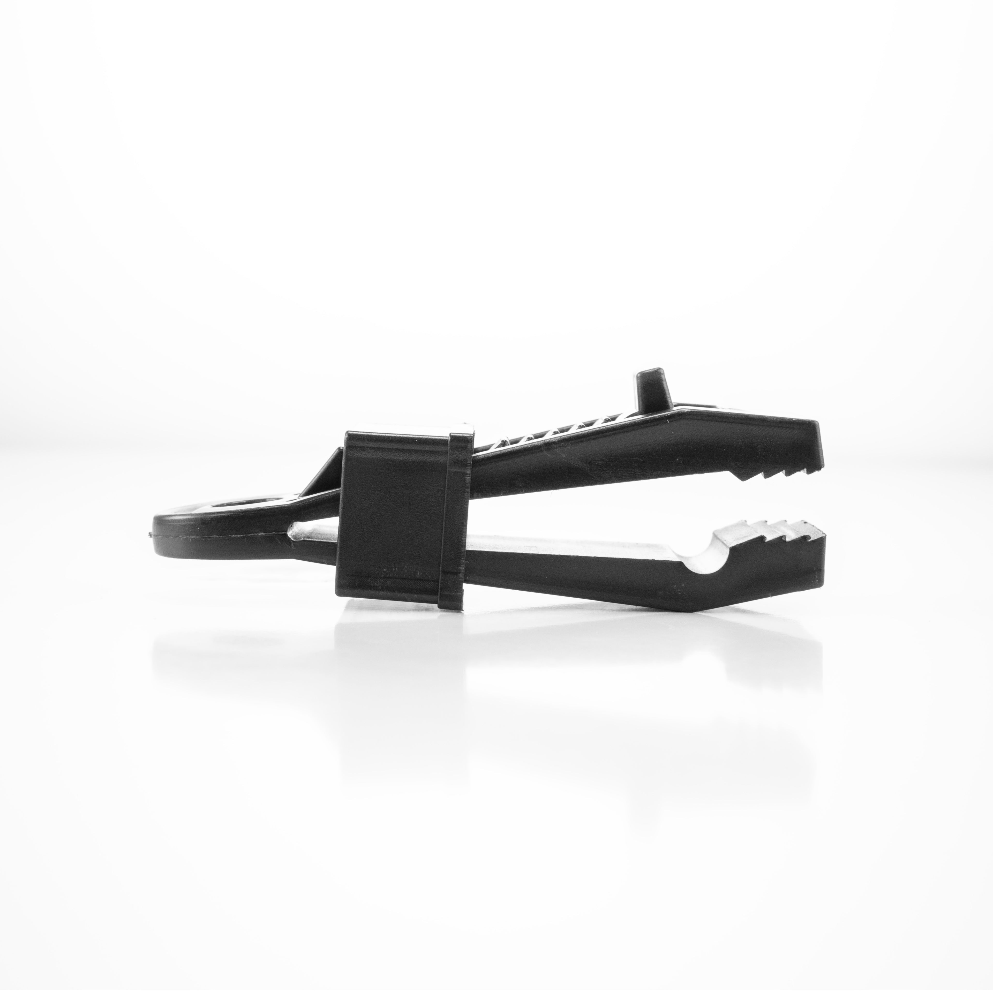 Tarpaulin Slide Fastening Clip Black