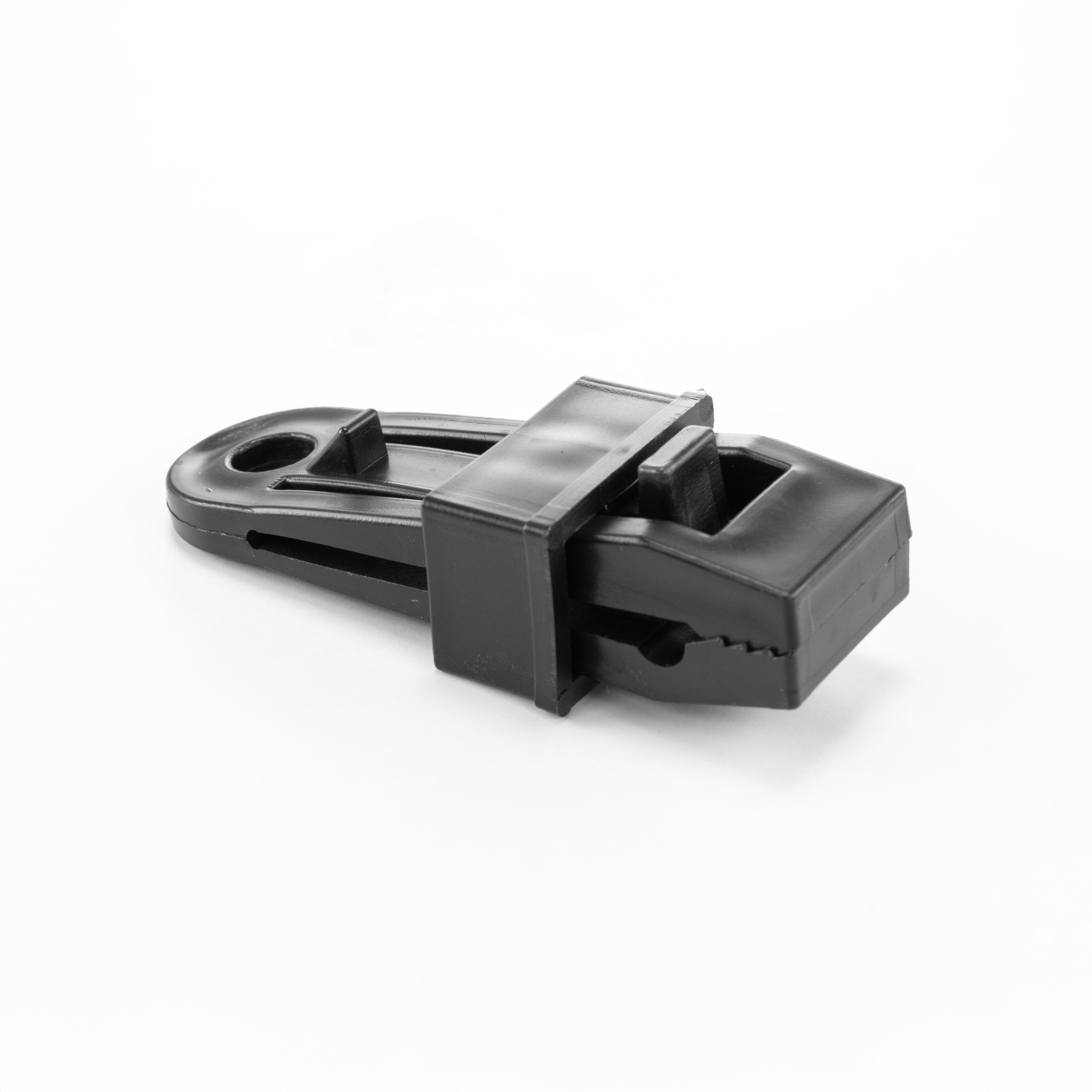 Tarpaulin Slide Fastening Clip Black