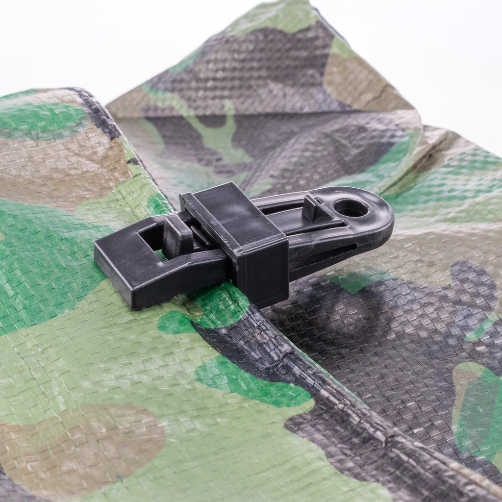 Tarpaulin Slide Fastening Clip Black