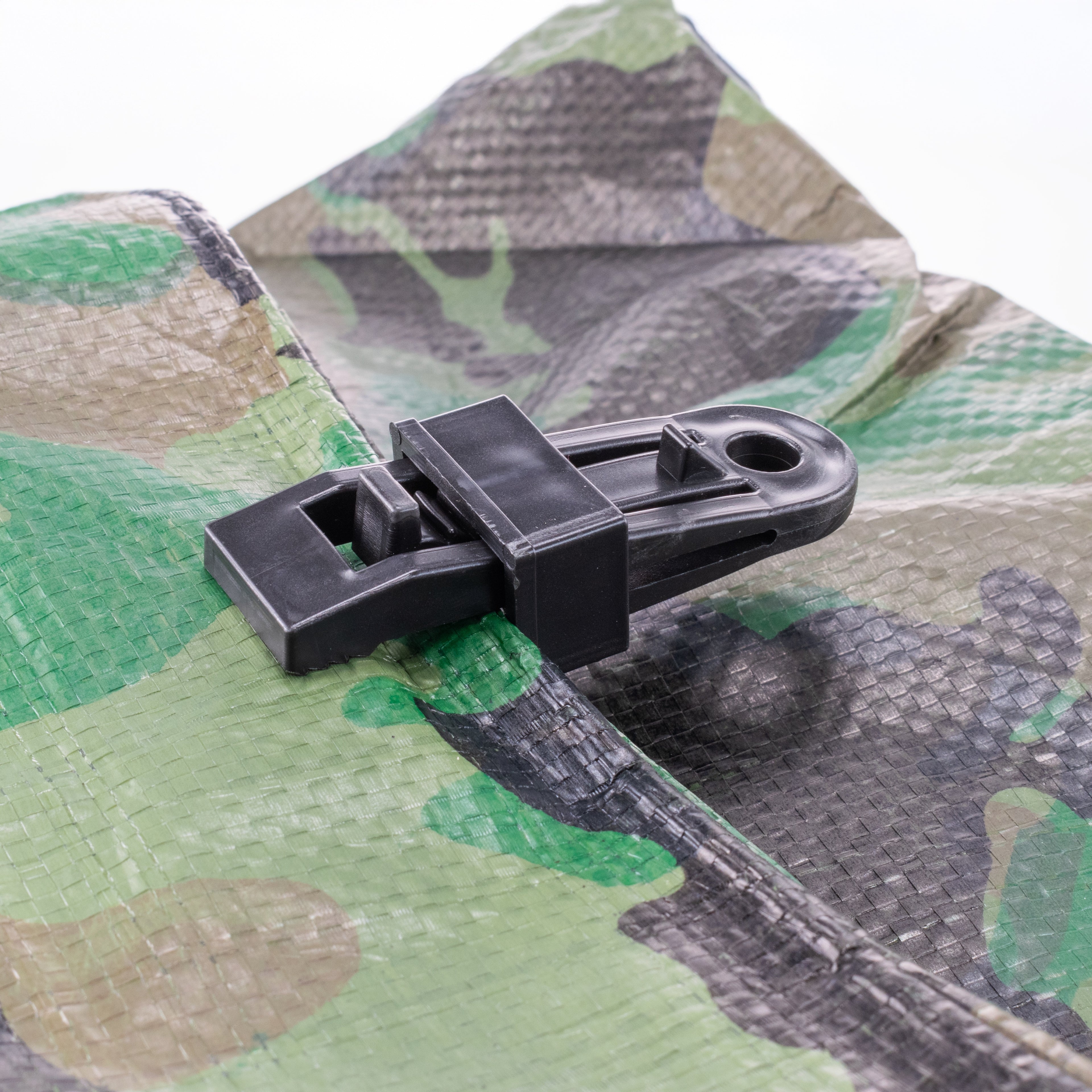Tarpaulin Slide Fastening Clip Black