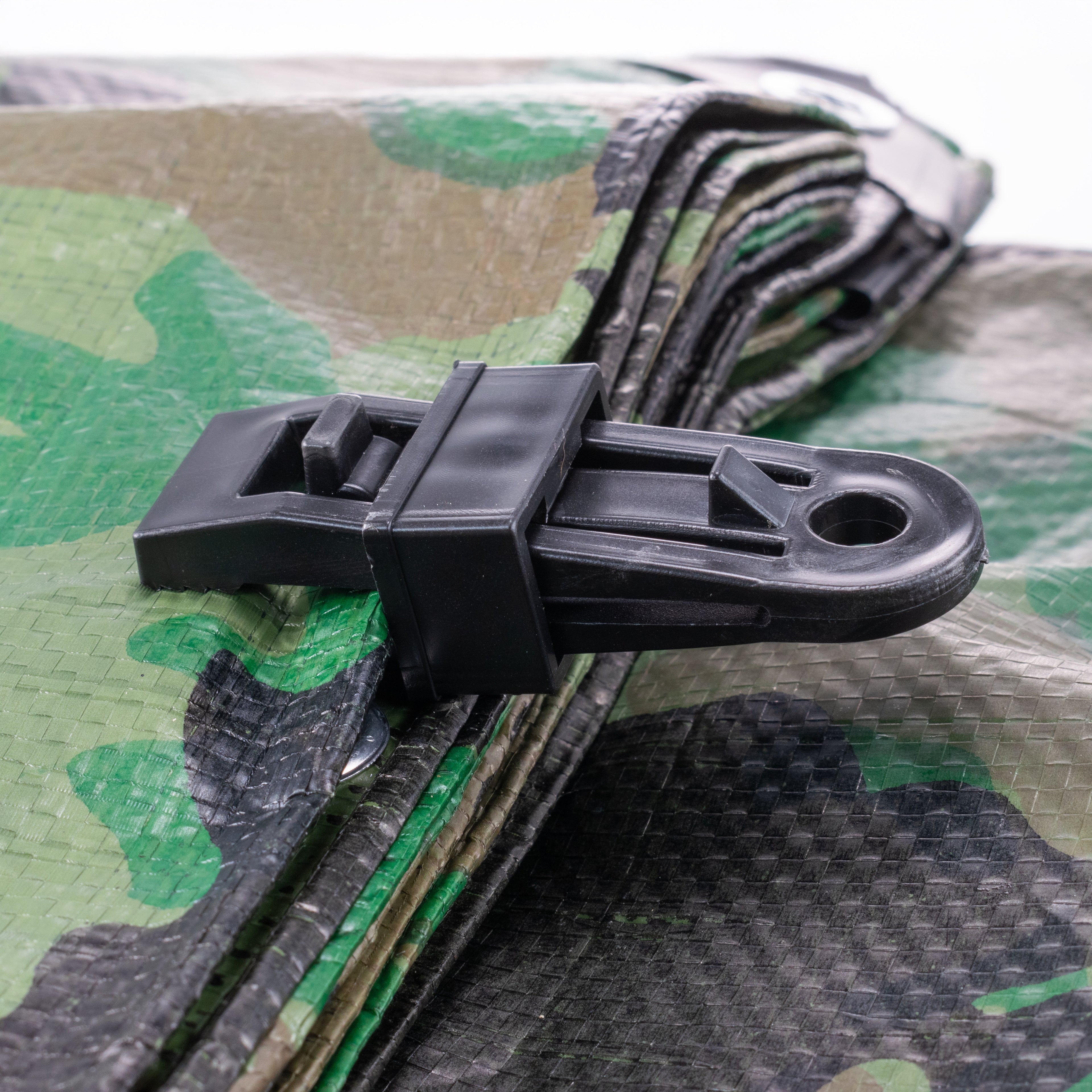 Tarpaulin Slide Fastening Clip Black