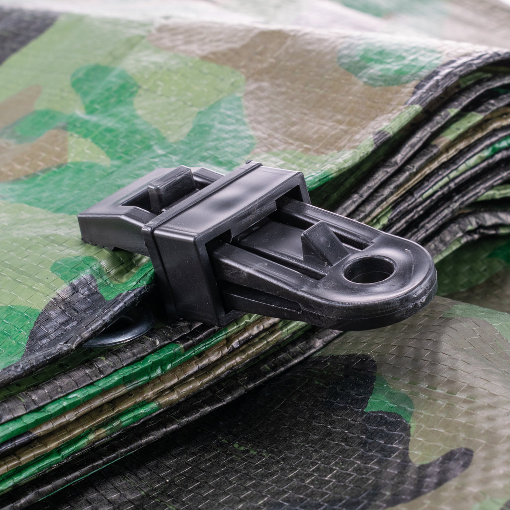 Tarpaulin Slide Fastening Clip Black