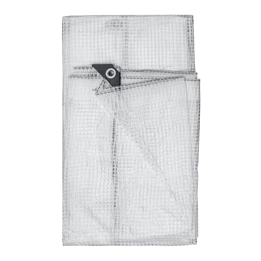 M-Grade Clear Tarpaulin 1m x 1m Reinforced Thread Monotex Tarp Transparent See Through Waterproof Protective Cover_8