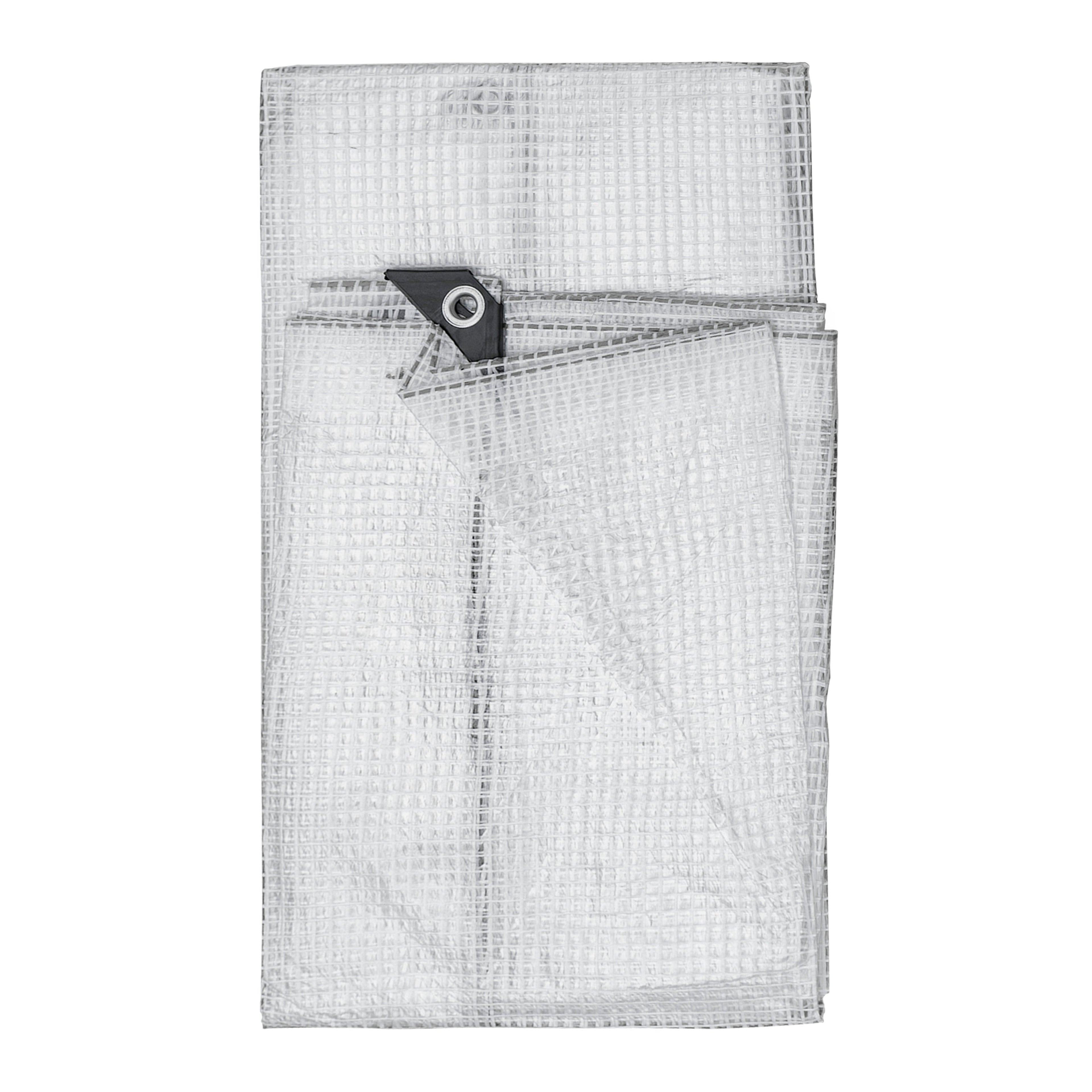 M-Grade Clear Tarpaulin 1m x 1m Reinforced Thread Monotex Tarp Transparent See Through Waterproof Protective Cover_8