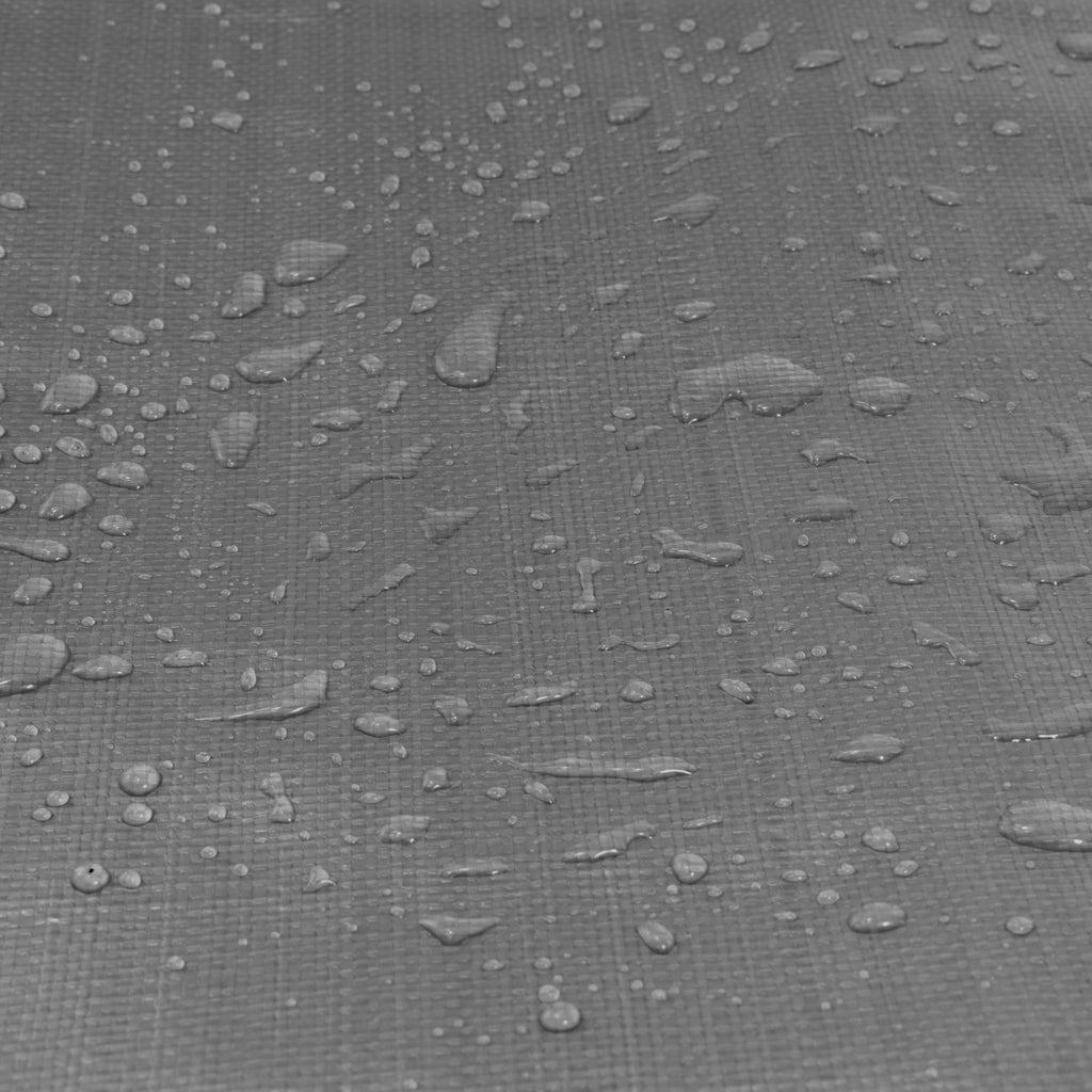 L-Grade Grey Tarpaulin 1.5m x 2m Tarp Heavy Duty Outdoor Garden Cover Strong Waterproof Protective Sheeting_7