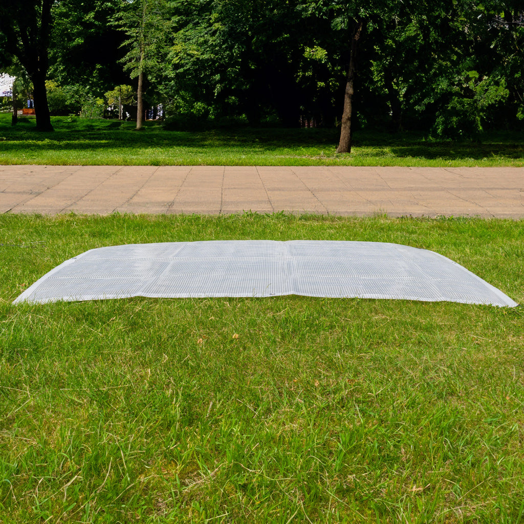XL-Grade Clear Tarpaulin 4m x 5m Tarp Groundsheet Cover Heavy Duty Thick Strong Monotex Reinforced Mesh Transparent Cover_13