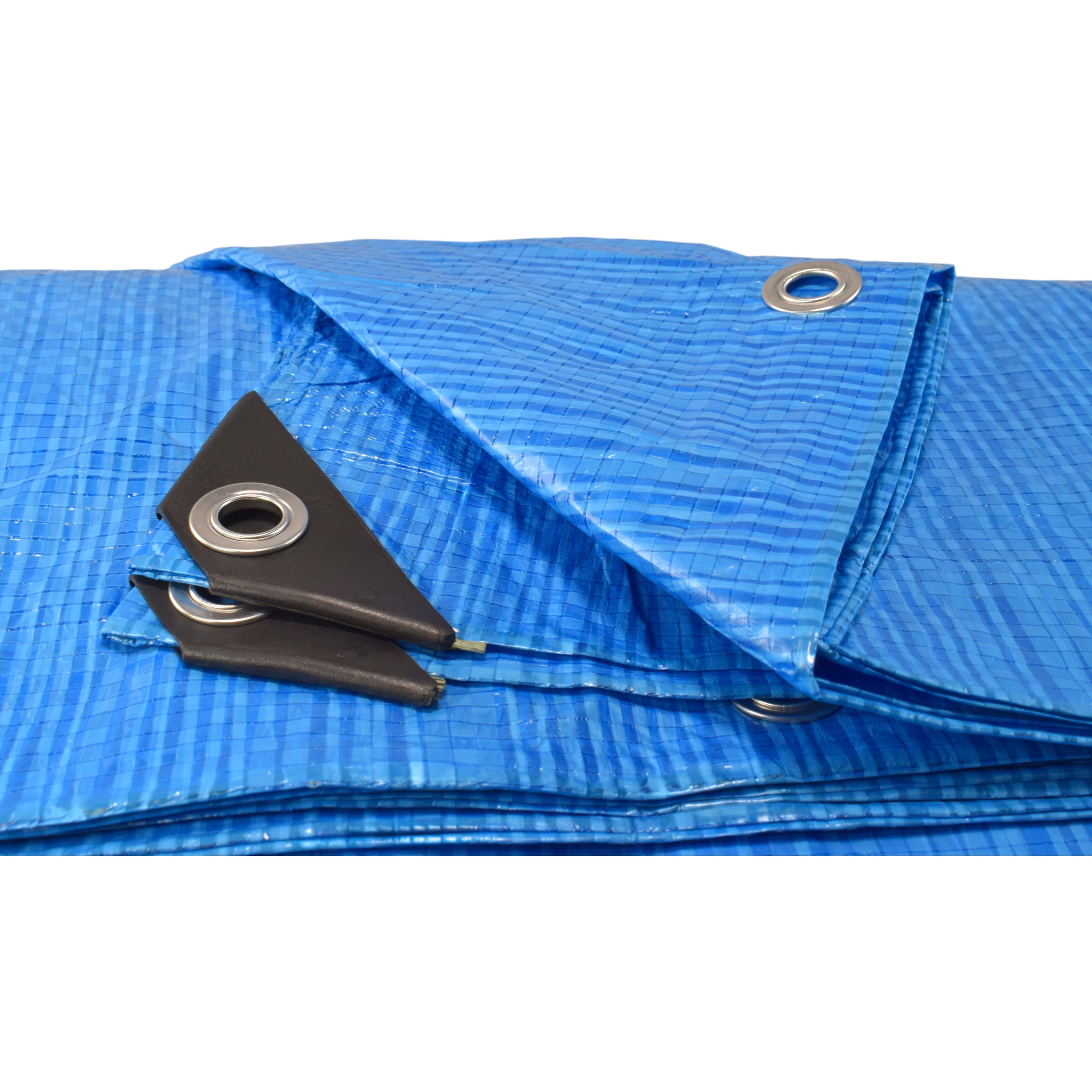 S-Grade Blue Tarpaulin 1.5m x 2m
