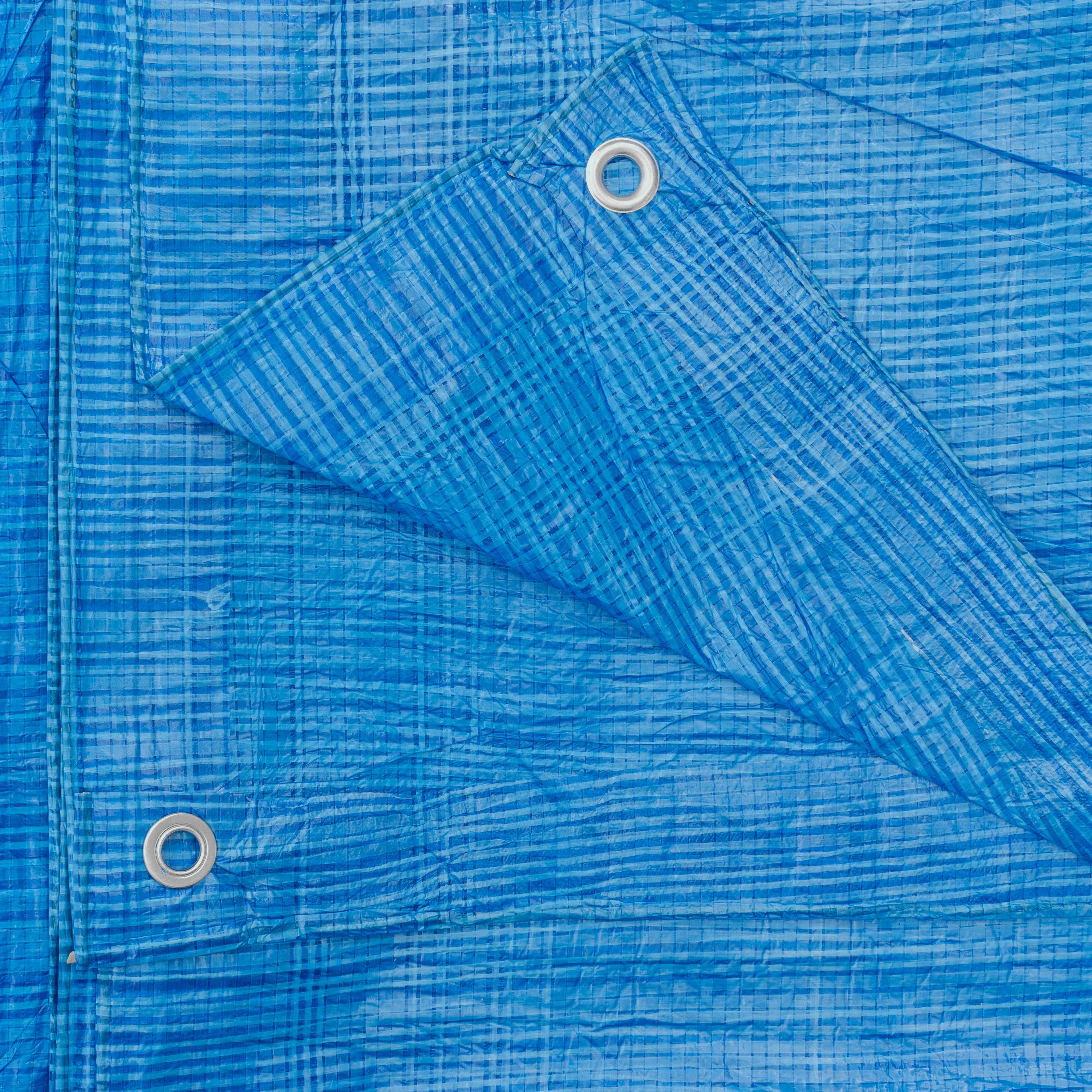 S-Grade Blue Tarpaulin 3m x 5m Tarp Cover Groundsheet Durable Waterproof Sheet (11)