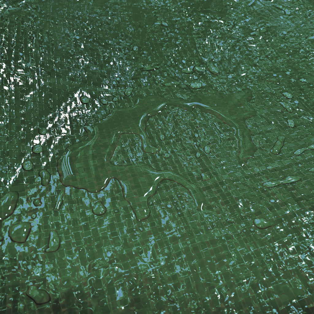 S-Grade Green Tarpaulin 5m x 5m Tarp Lightweight Waterproof Cover Groundsheet Raincover_8