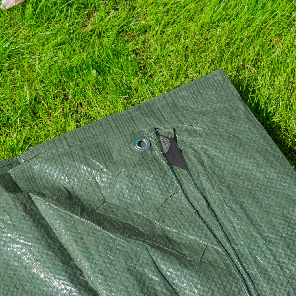 S-Grade Green Tarpaulin 6m x 8m