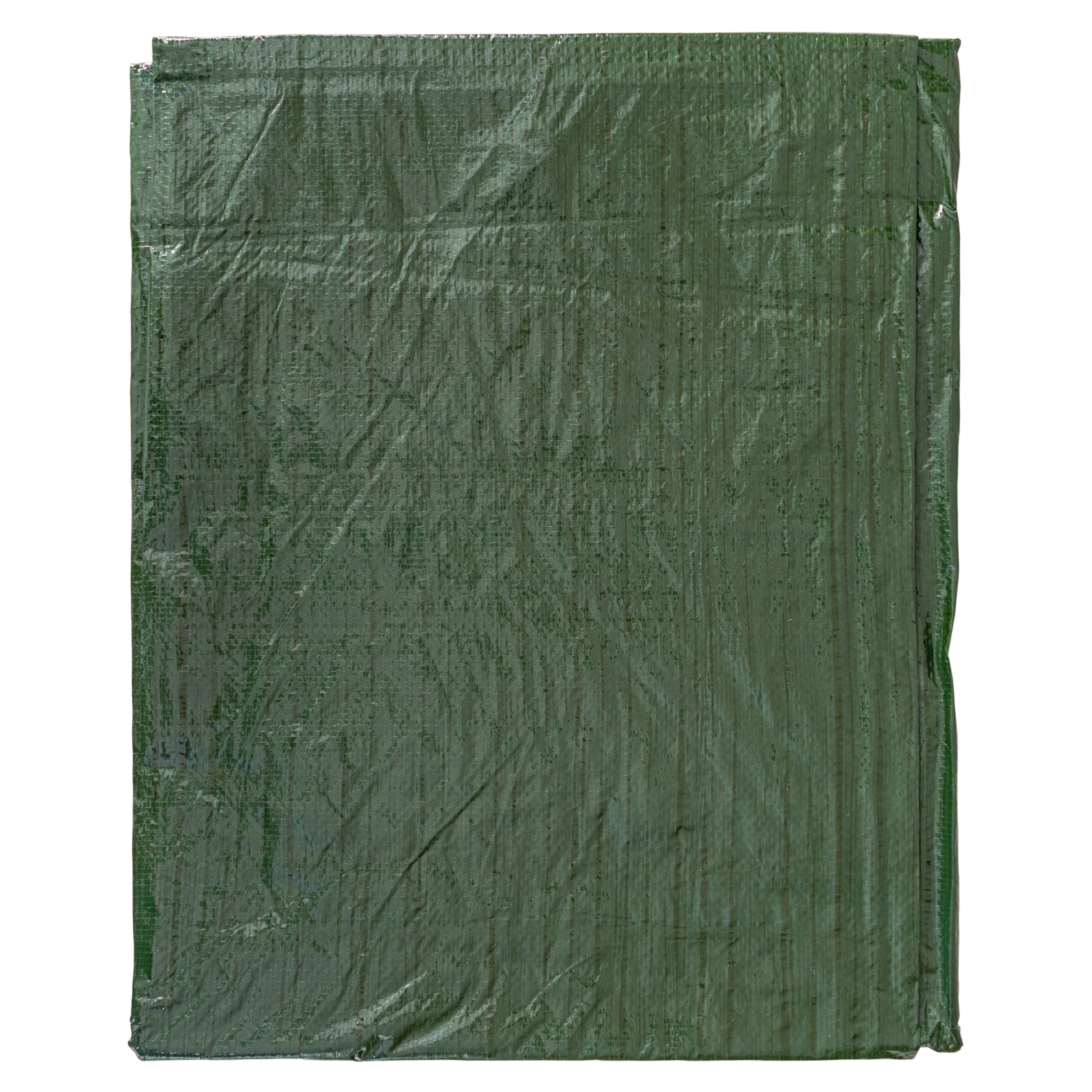 M-Grade Green Tarpaulin 3m x 5m Tarp Outdoor Waterproof Garden Cover Sheet Protect Groundsheet_3