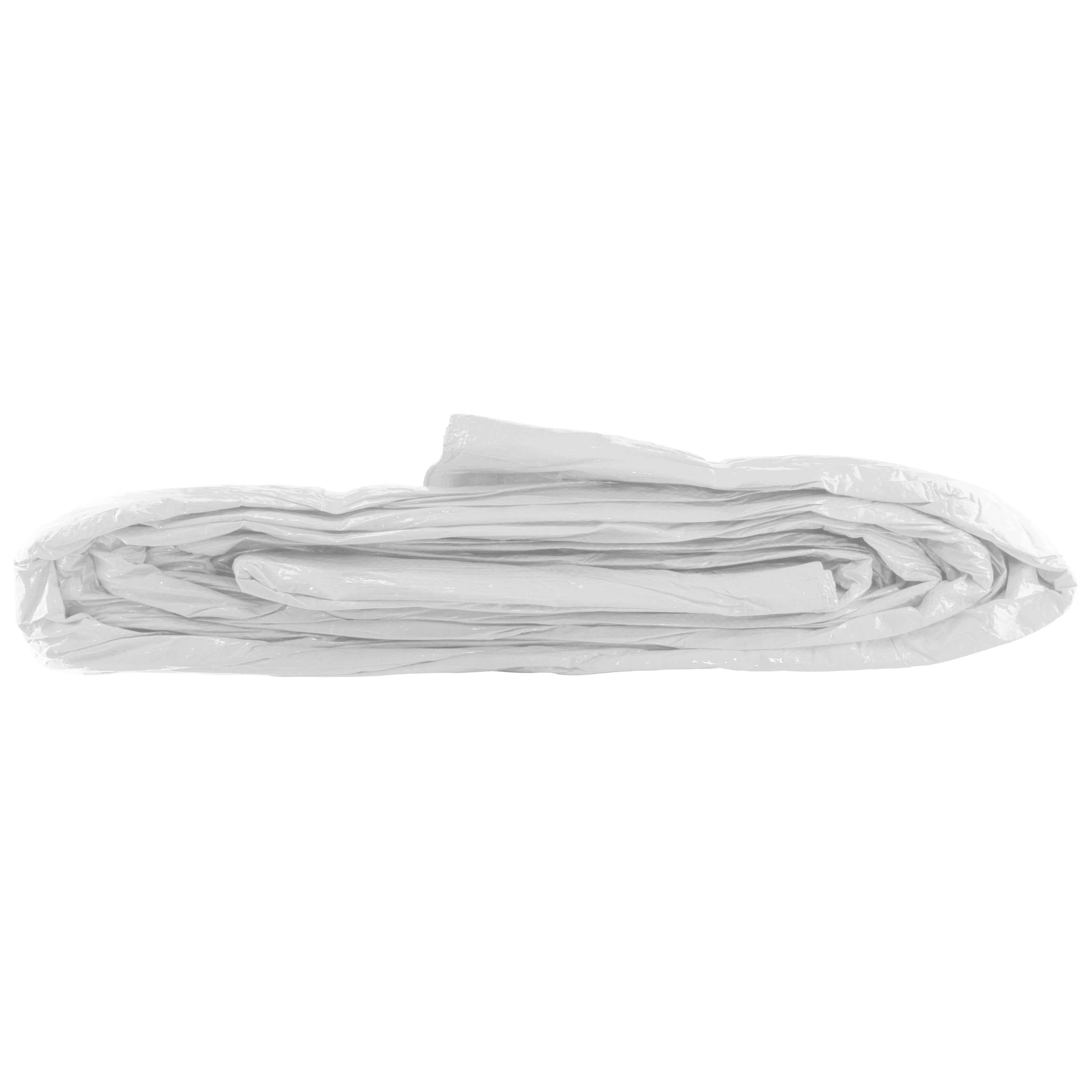 M-Grade White Tarpaulin 1.5m x 2m Tarp Rain Groundsheet Camping Cover Waterproof_6