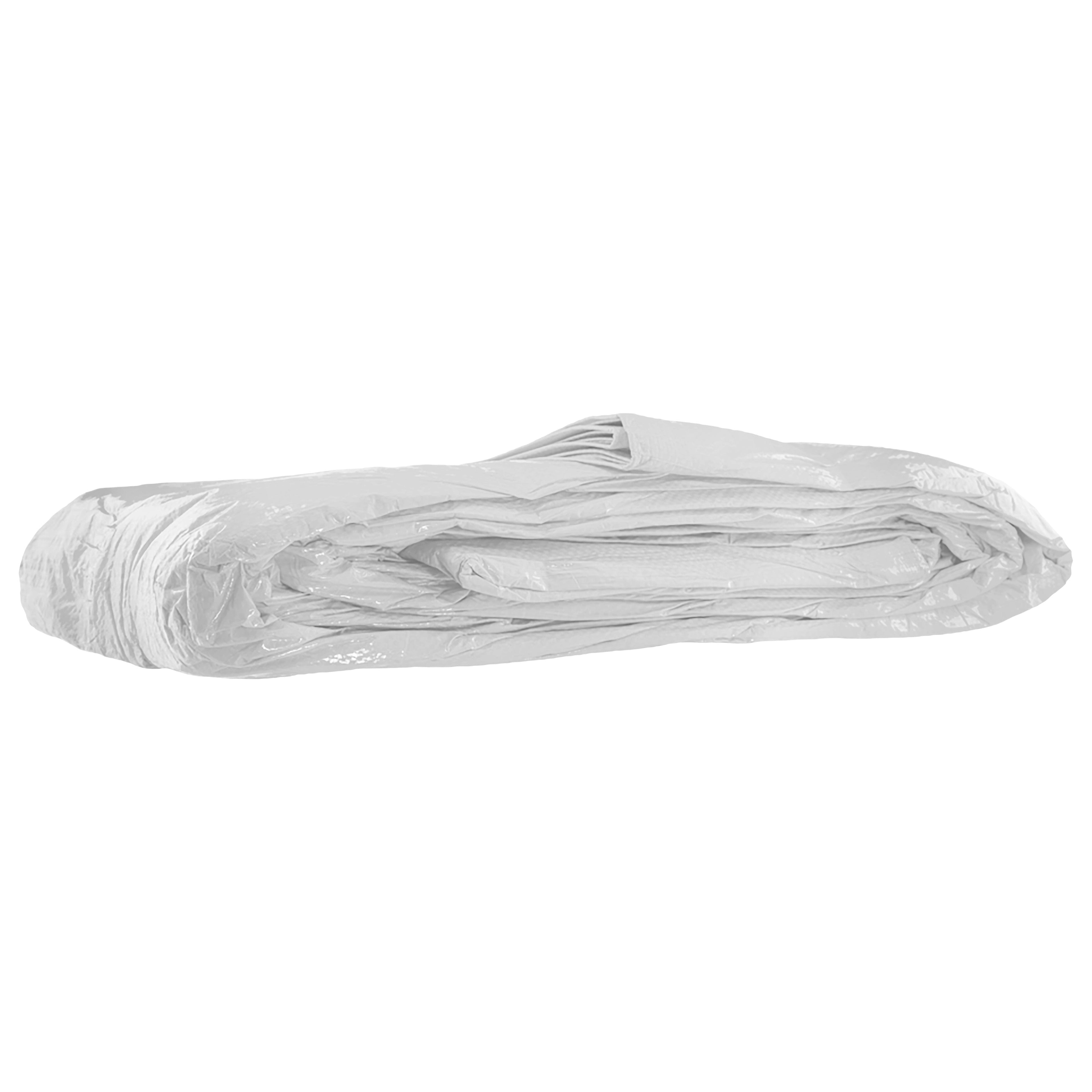 M-Grade White Tarpaulin 1.5m x 2m Tarp Rain Groundsheet Camping Cover Waterproof_7