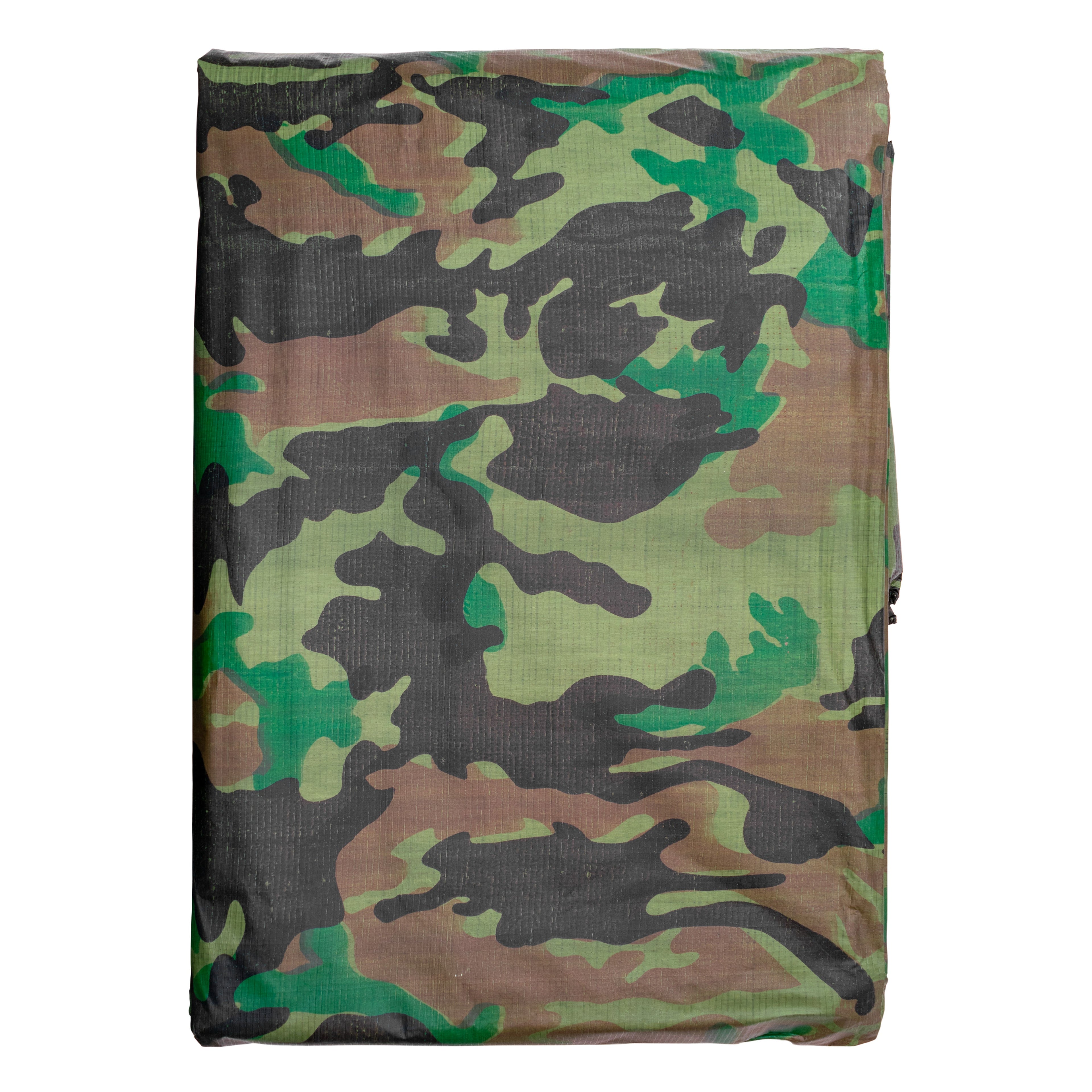 M-Grade Camouflage Tarpaulin 1m x 1m Tarp Camo Waterproof Lightweight Cover Sheeting_2